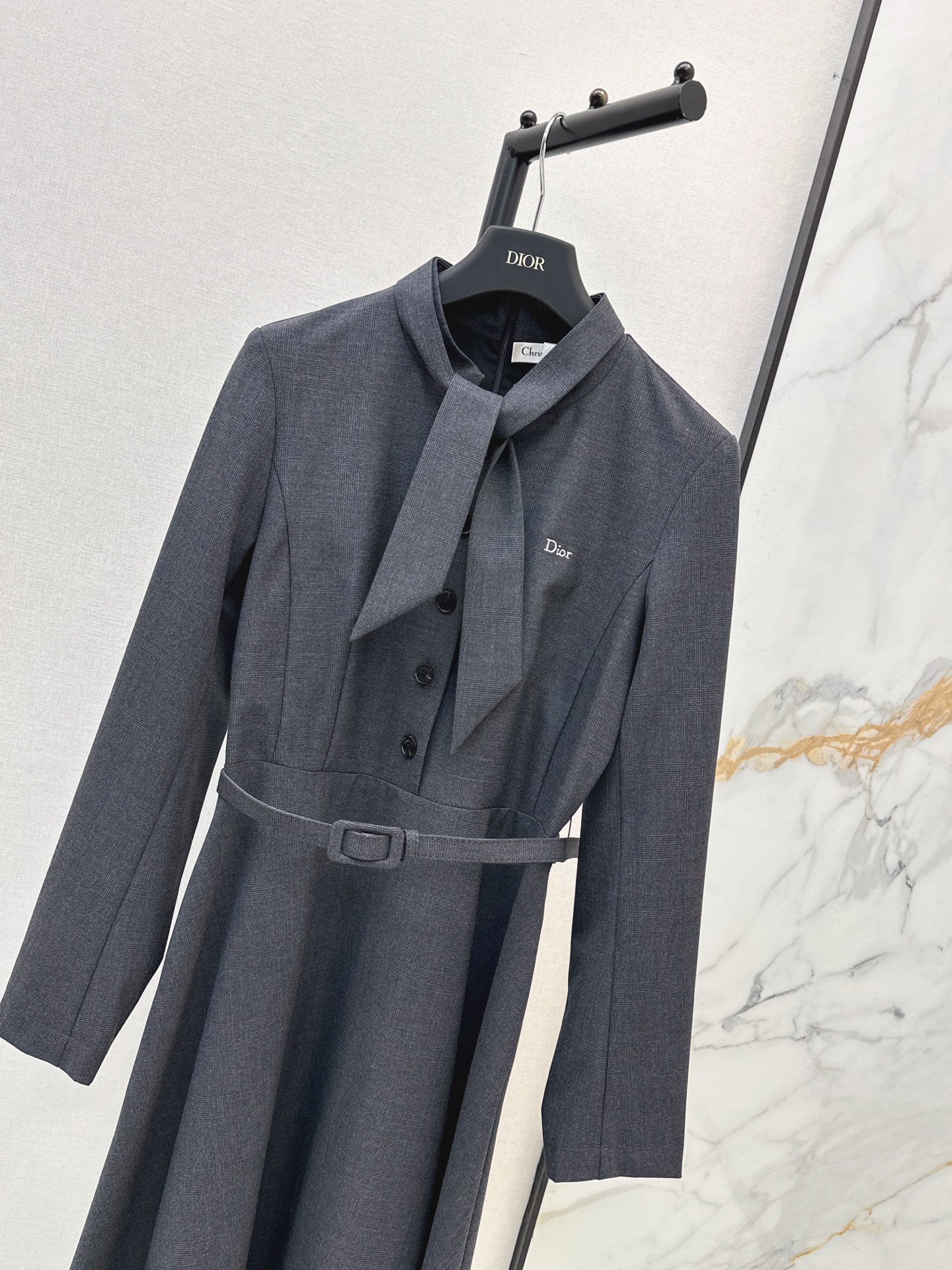 CD 26fw ribbon belted dress