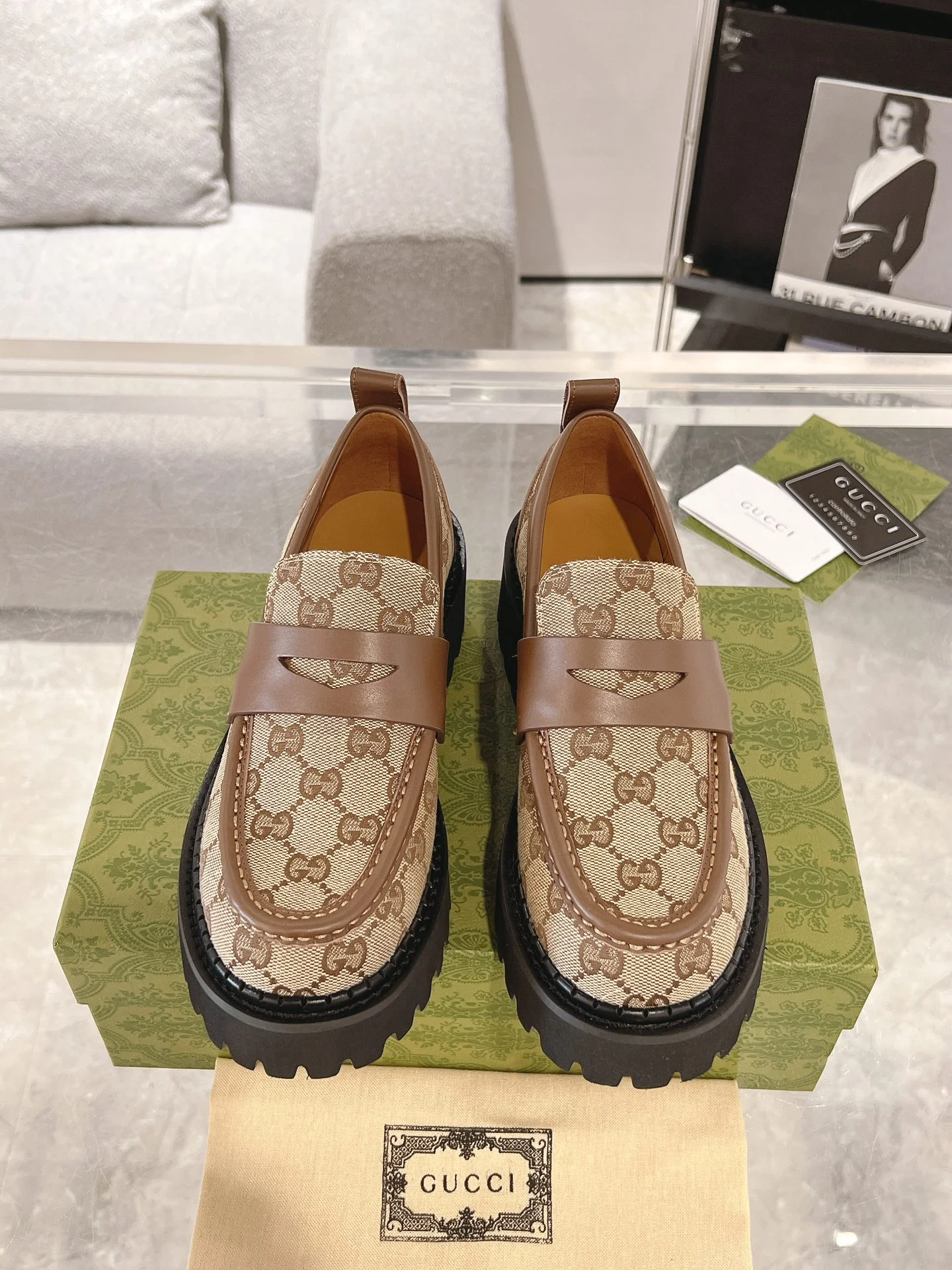 Cucc 25fw platform loafer shoes