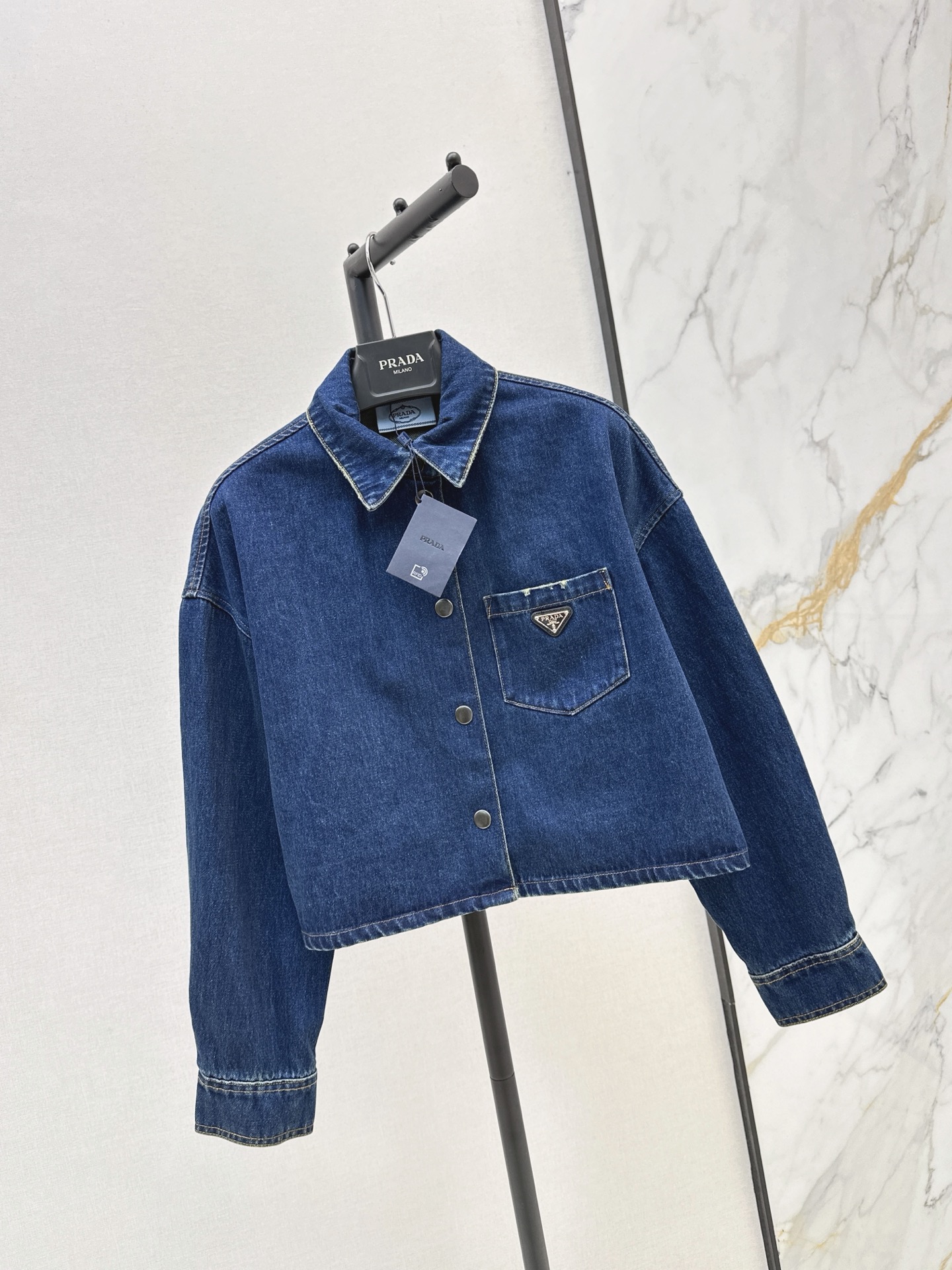 Pra 26fw denim shirt jacket