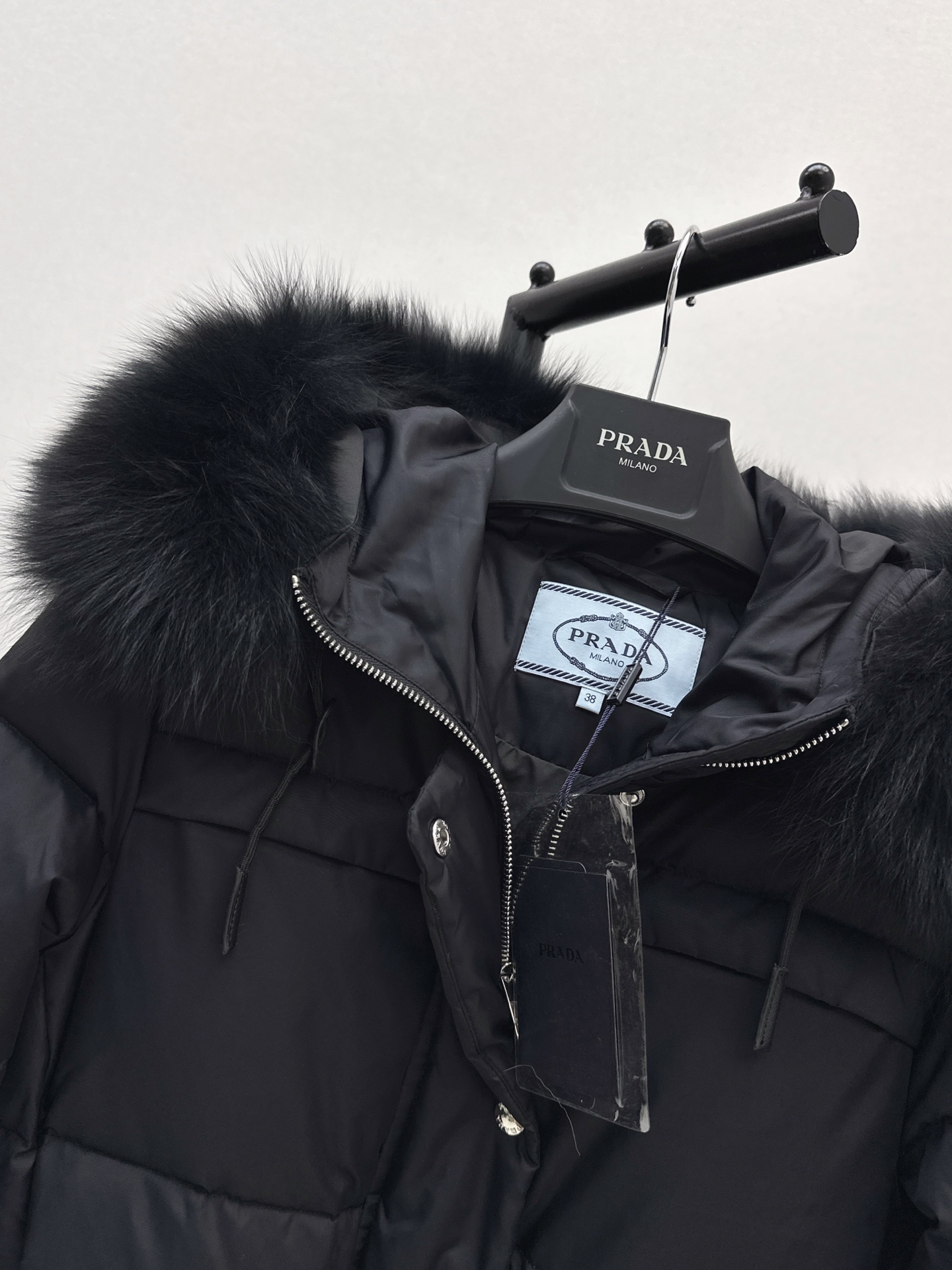 Pra 26fw hooded down jacket