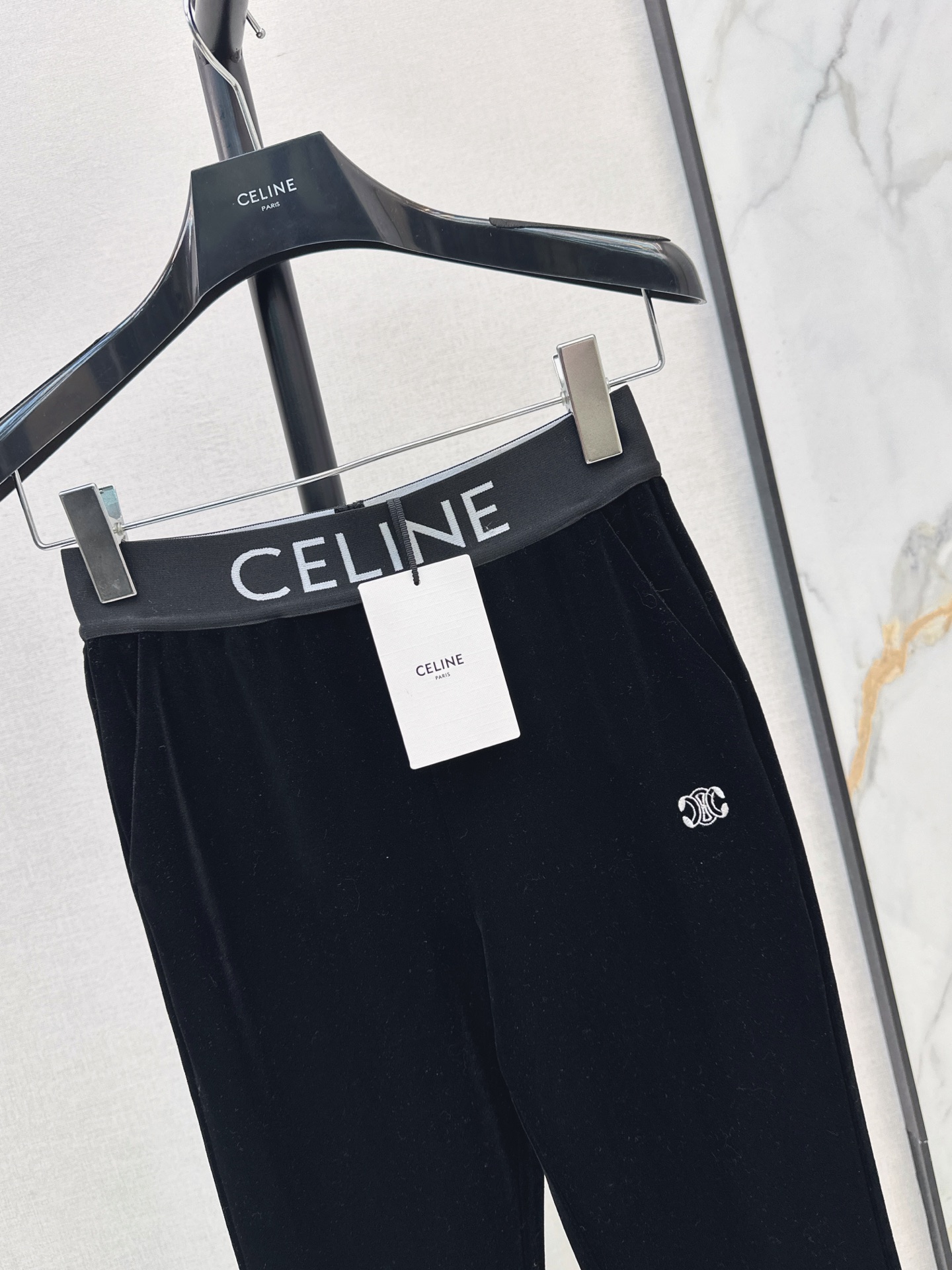 Celi 26fw flared velvet pants
