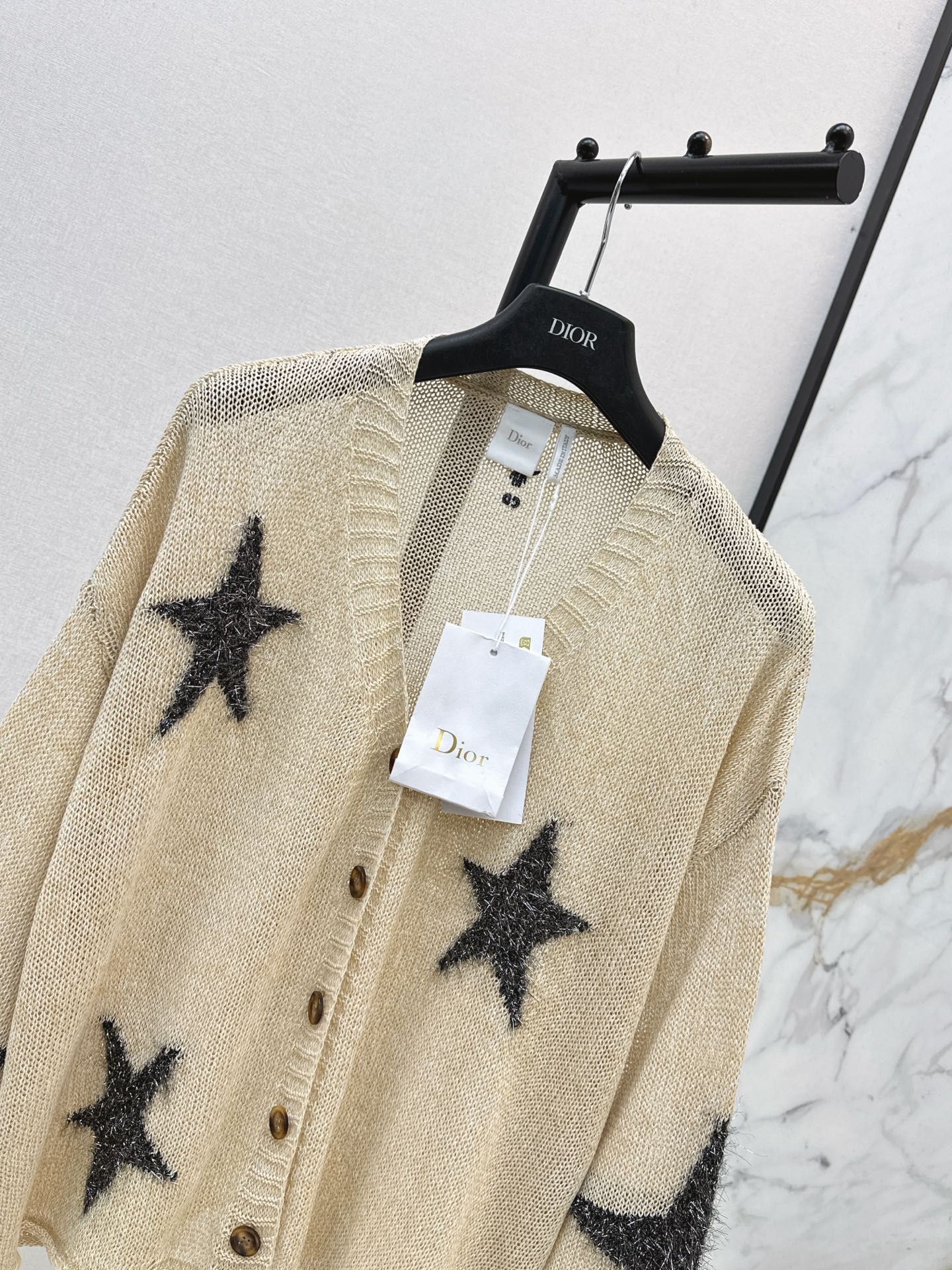 CD 26fw jacquard knit cardigan