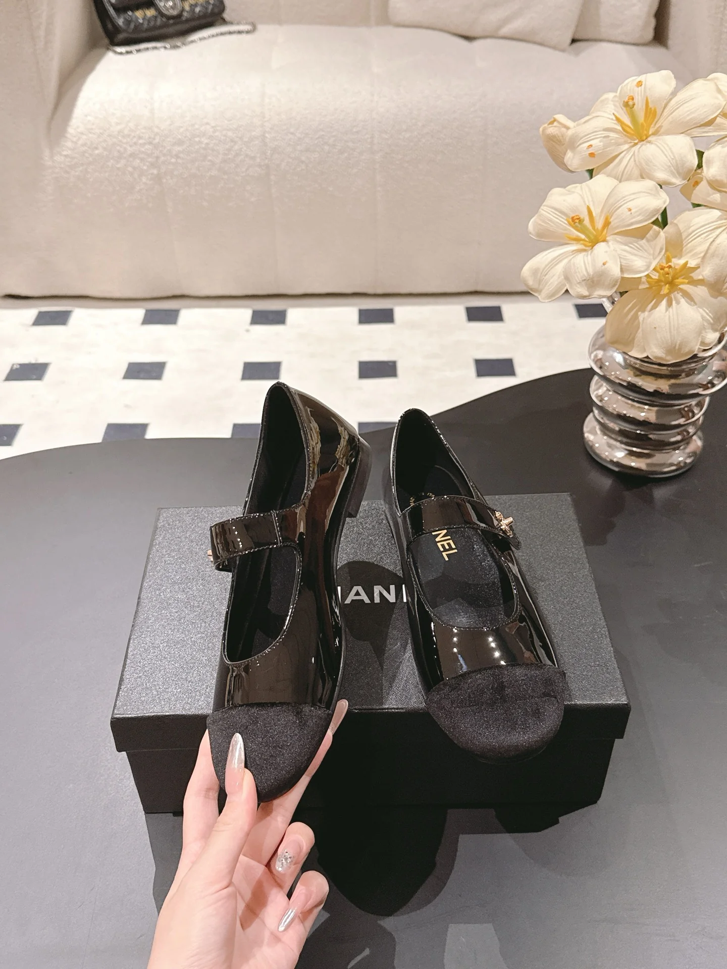Chan 25fw mary jane flats