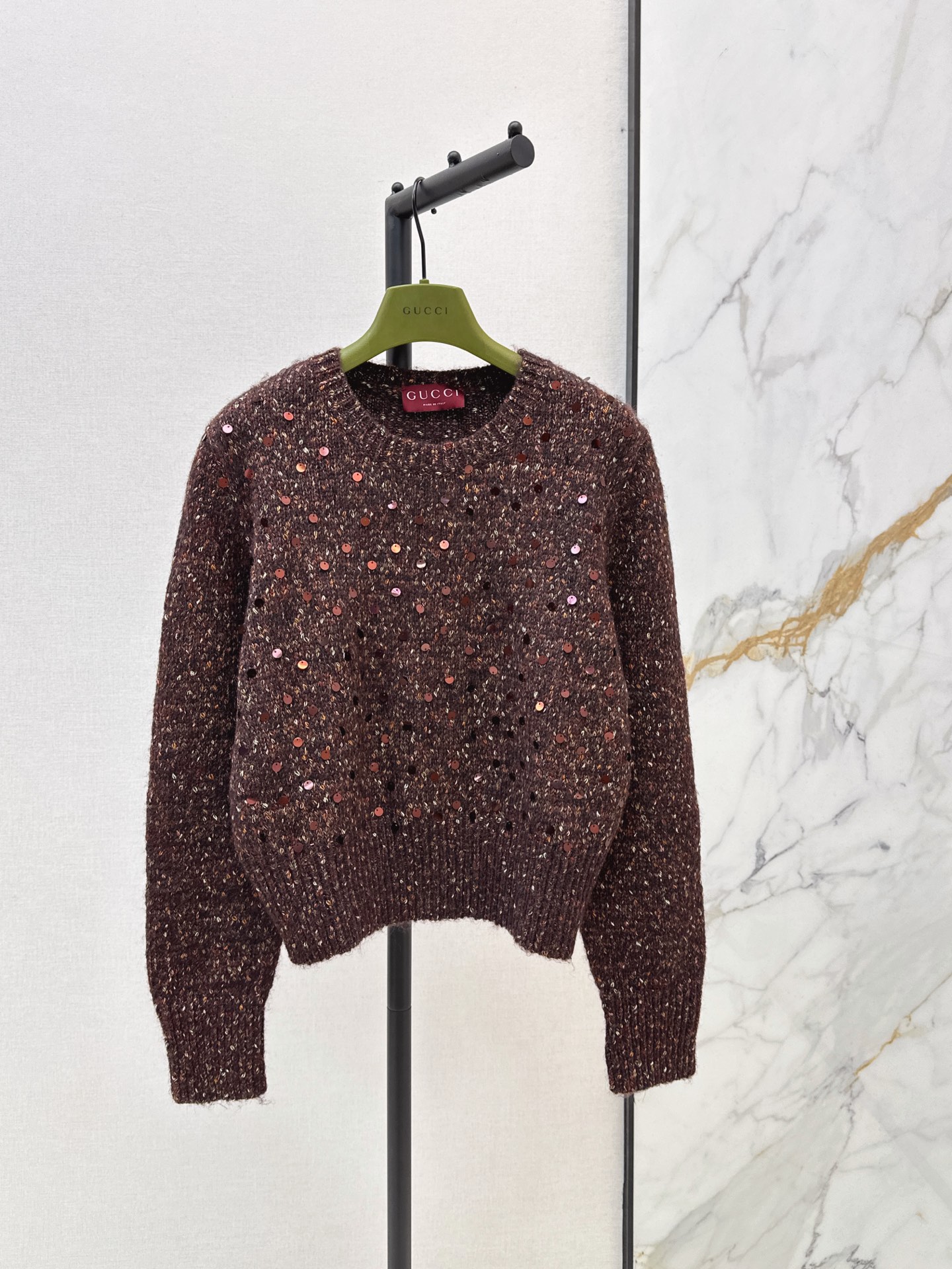 Guc 26fw sequin knit sweater