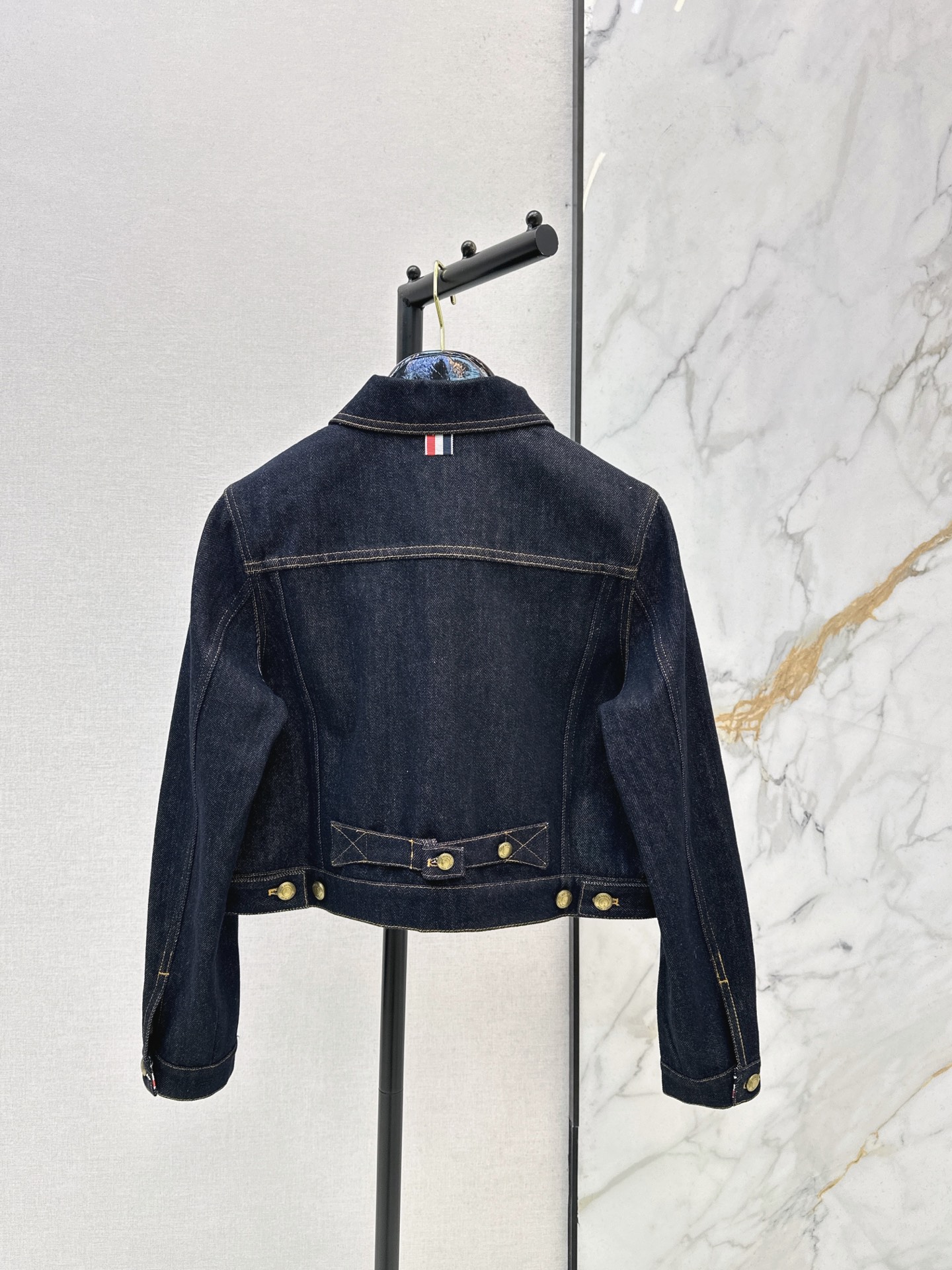 Thom 26fw cropped denim jacket