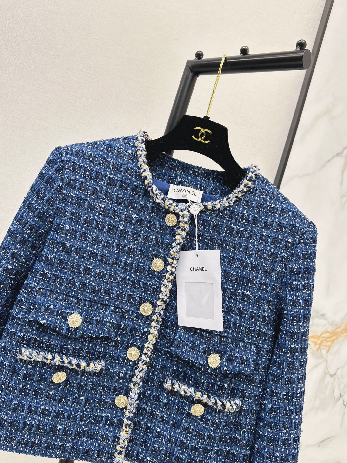 Chan 26fw woven tweed jacket