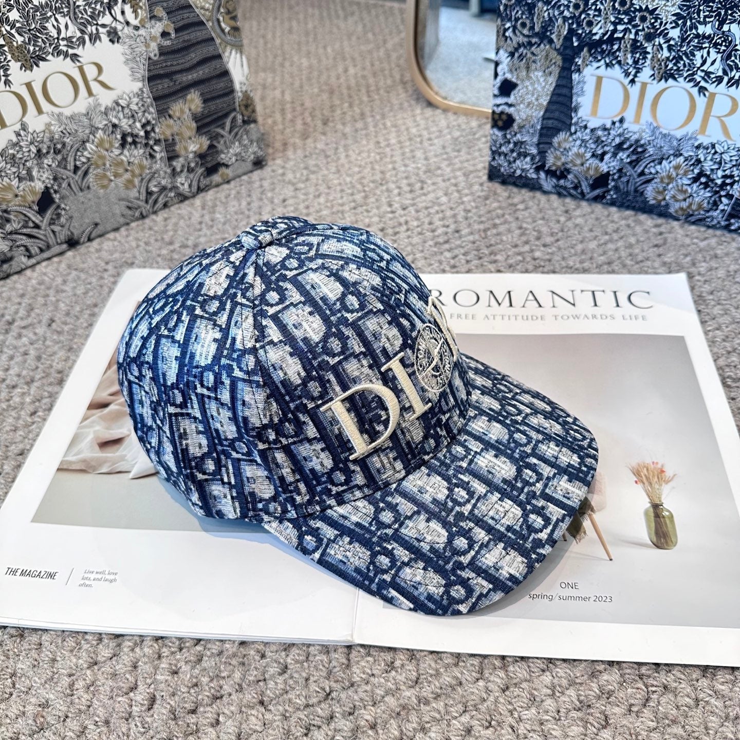 CD classic distressed baseball cap