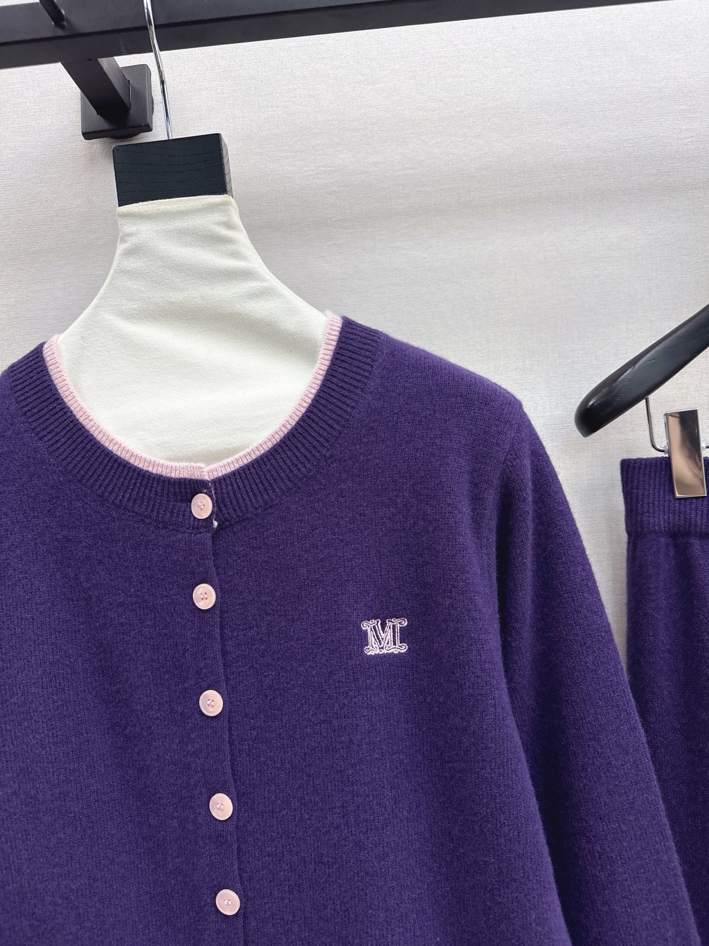 Max 26fw knit cardigan pants sets