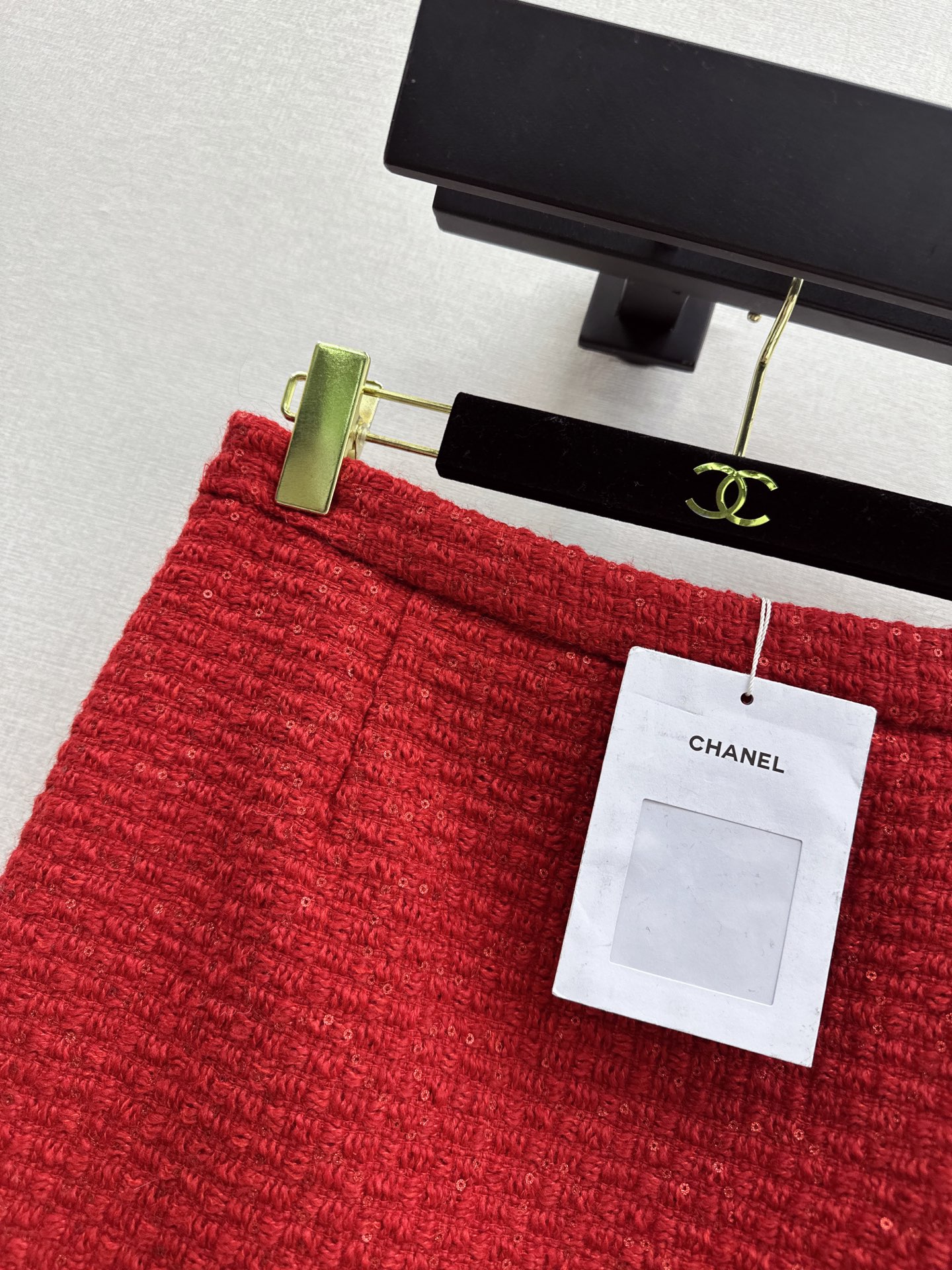 Chan 26fw A-line woven skirt