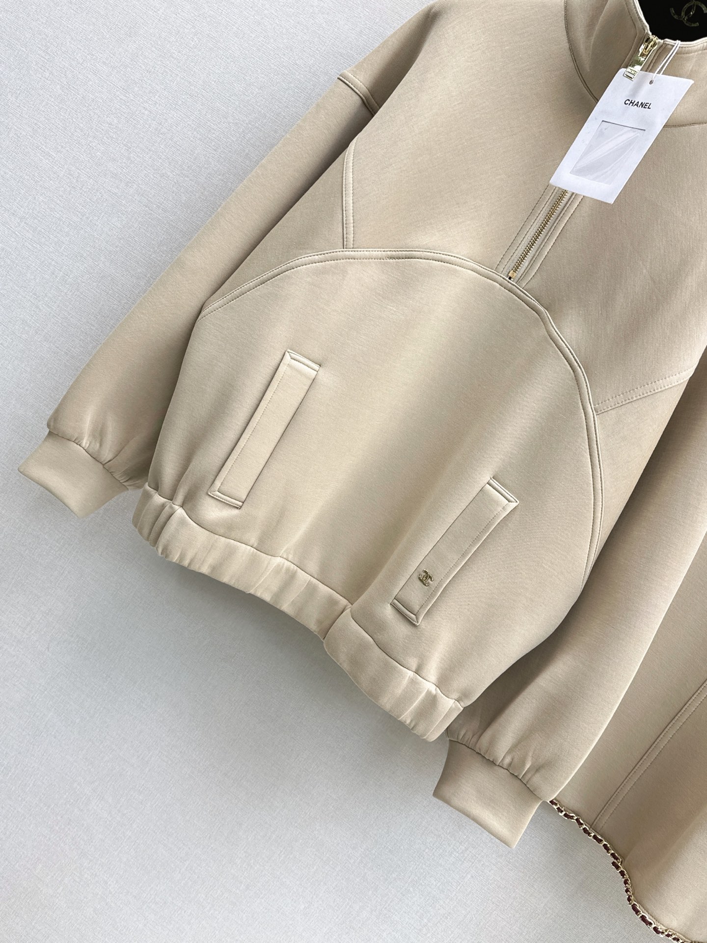 Chan 26fw zip-up sweatshirt skirt sets