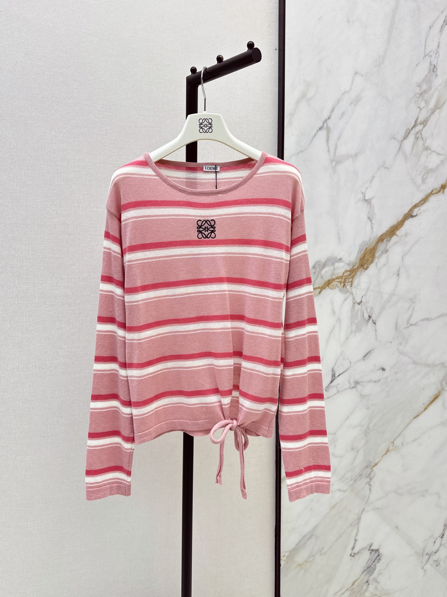 Loe 26ss stripe wool knitwear