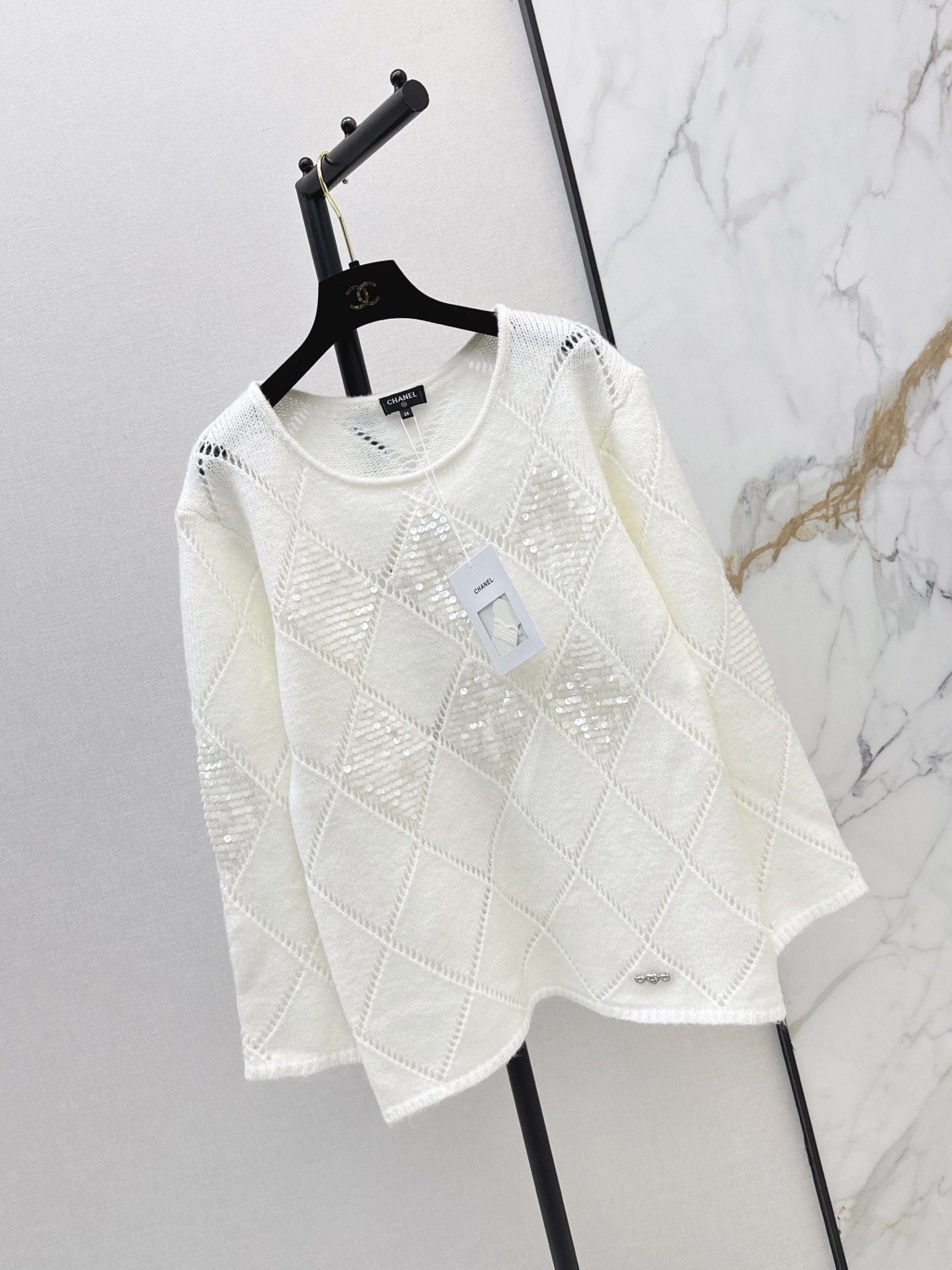 Chan 26fw sequin knitweasr
