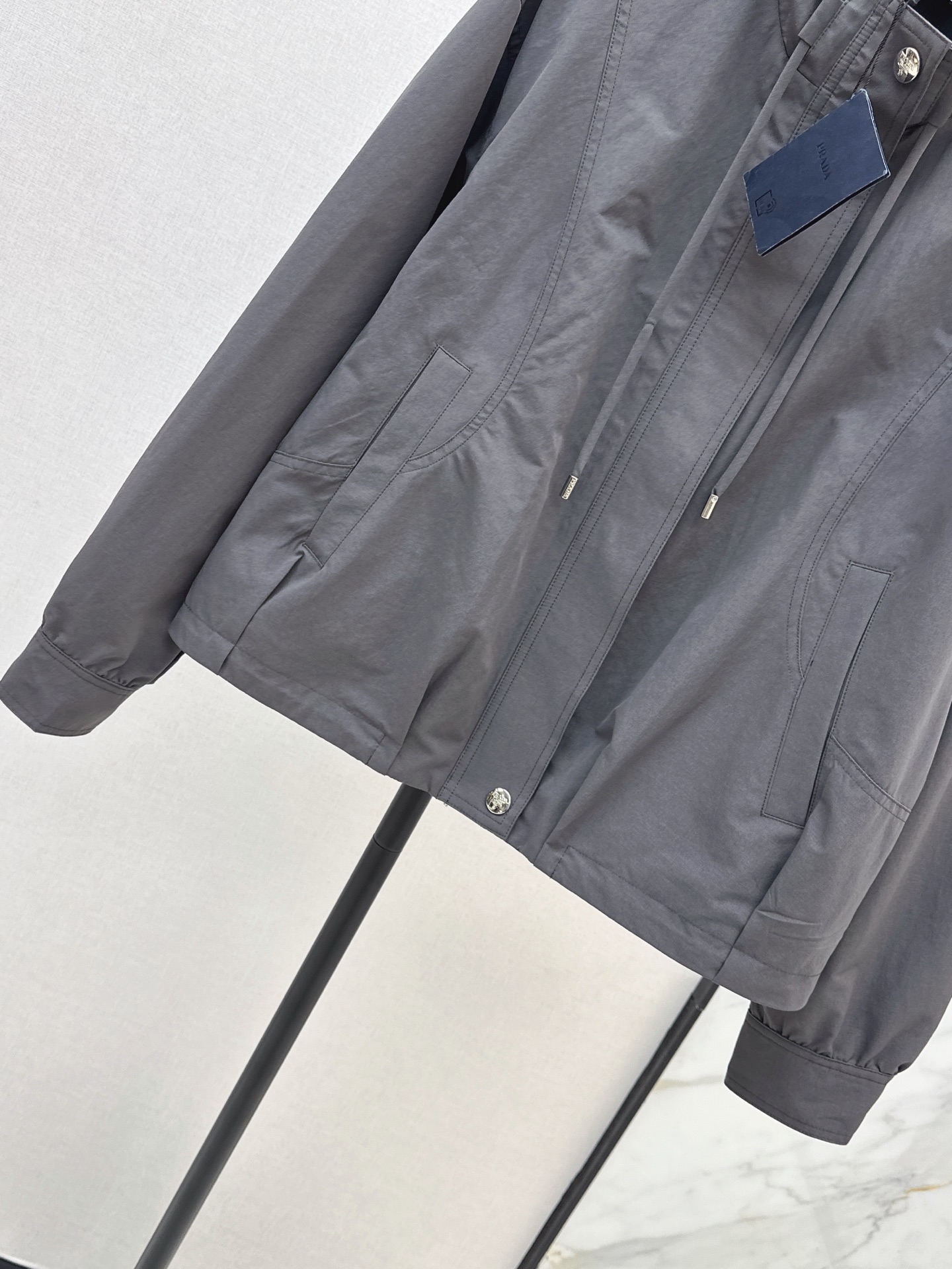 Pra 26fw stand collar jacket