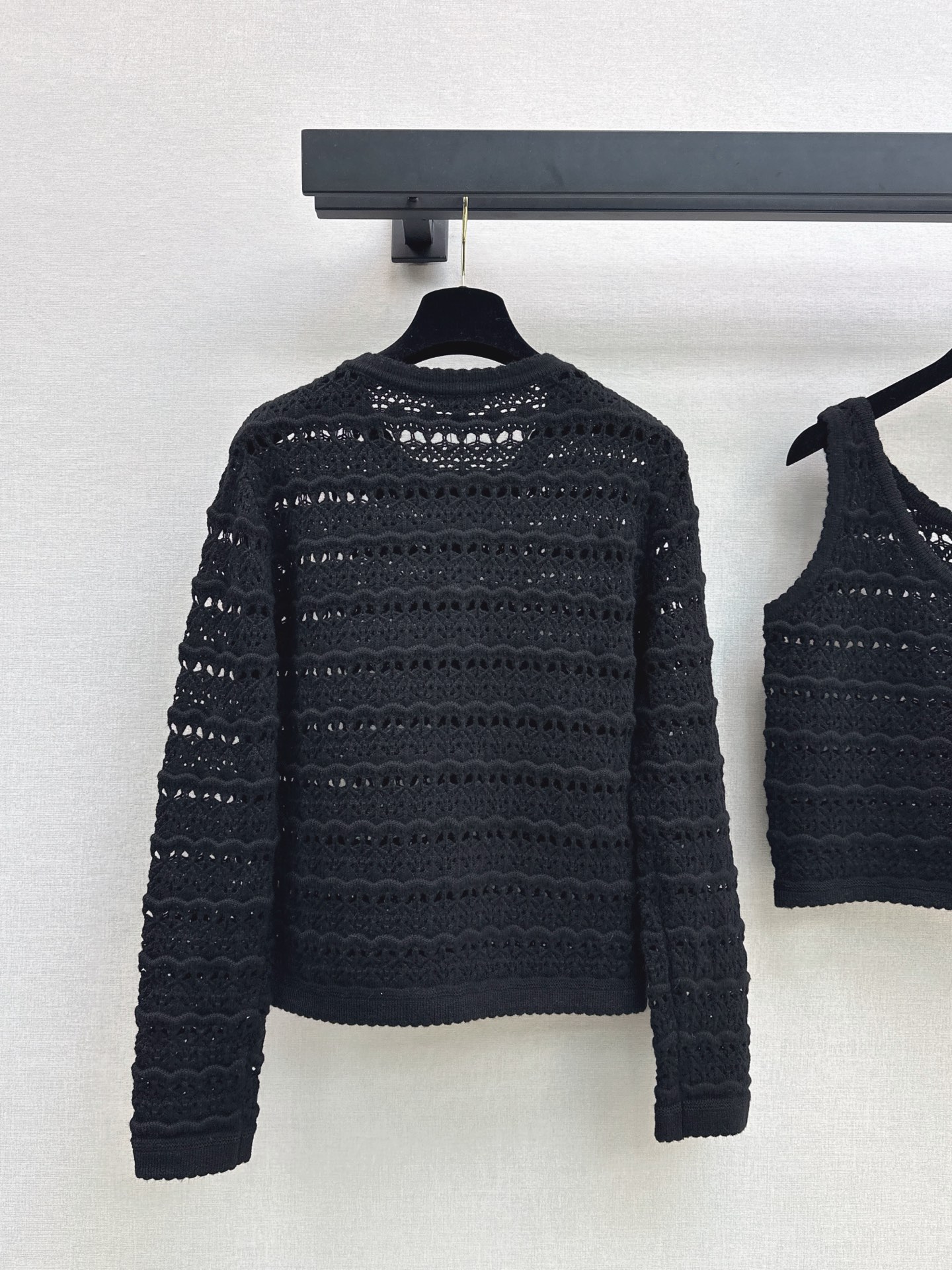 Chan 26fw knit vest cardigan sets