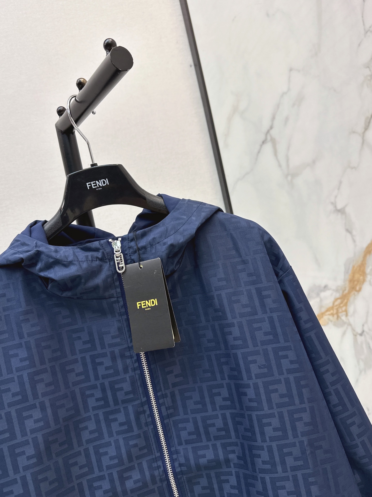 Fen 26fw jacquared hooded jacket