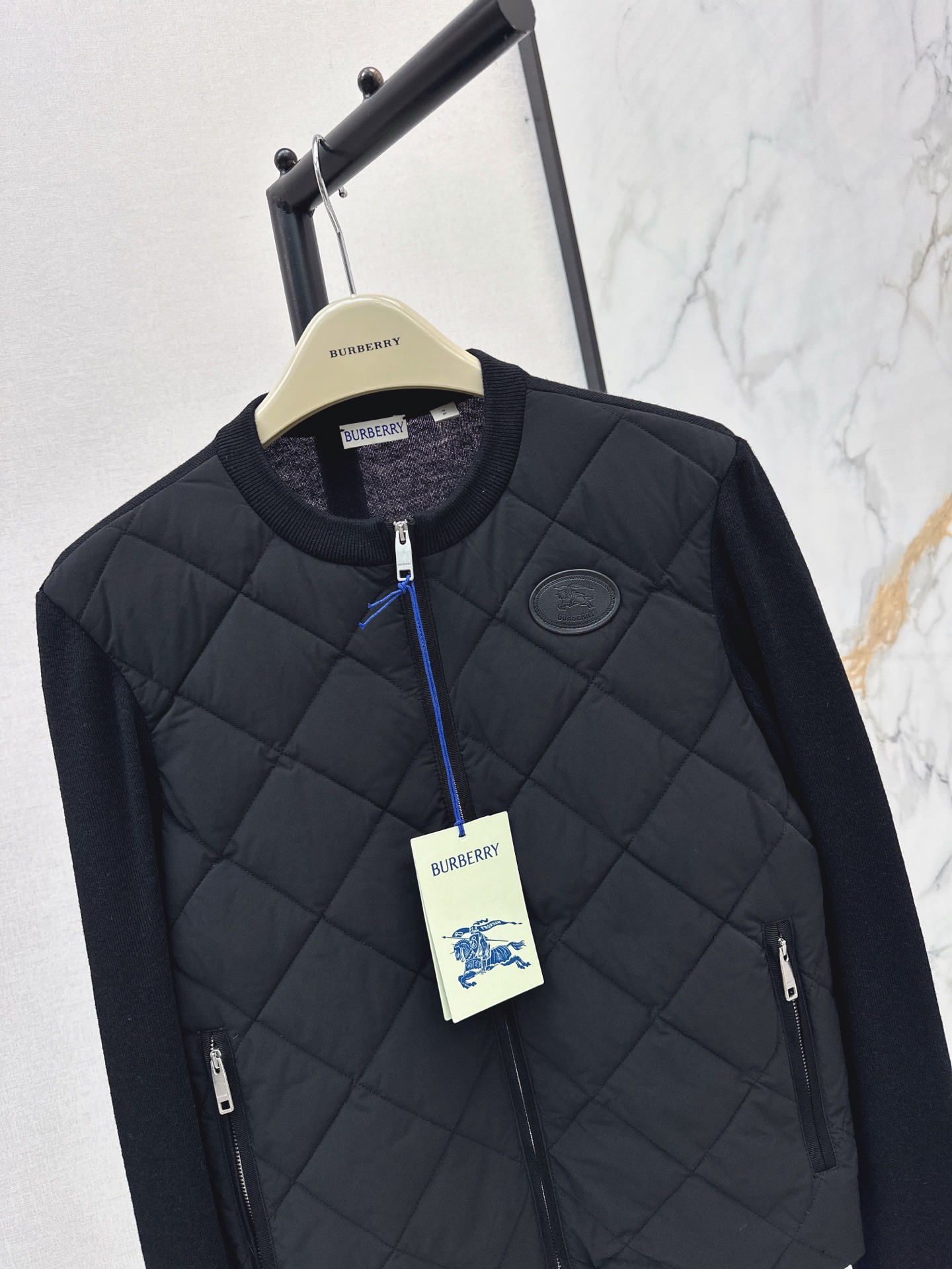 Bur 26fw knit contract down jacket