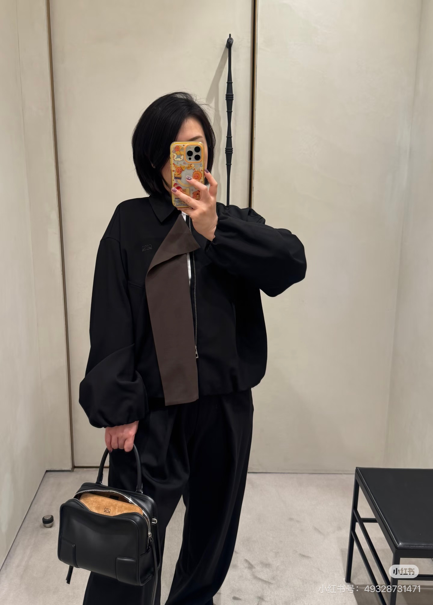 Loe 26fw ribbon jacket