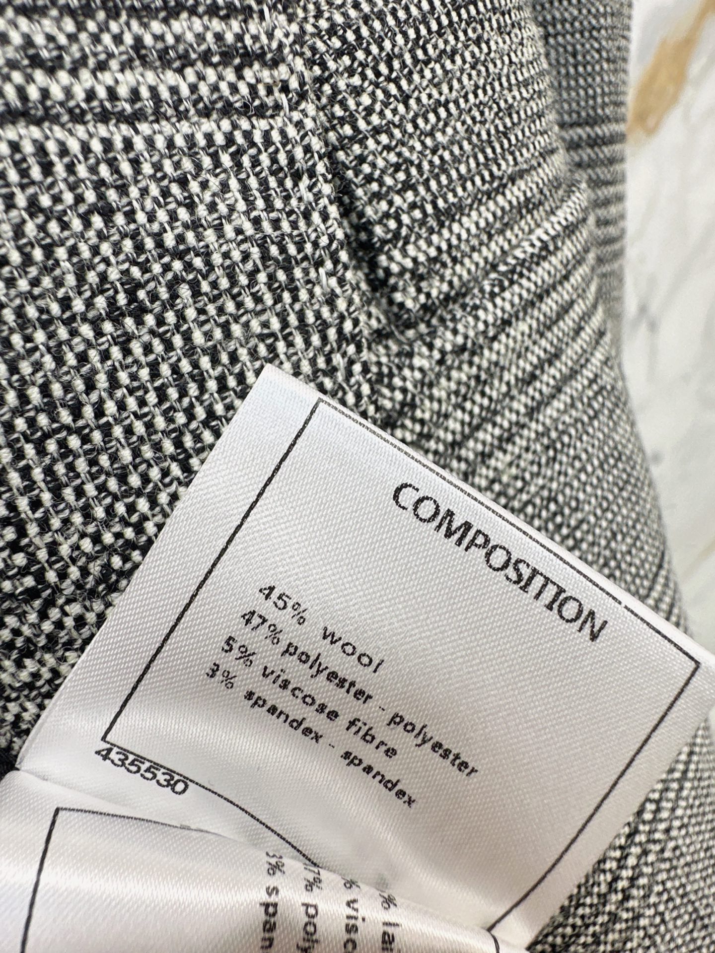 Chan 26fw check cropped jacket
