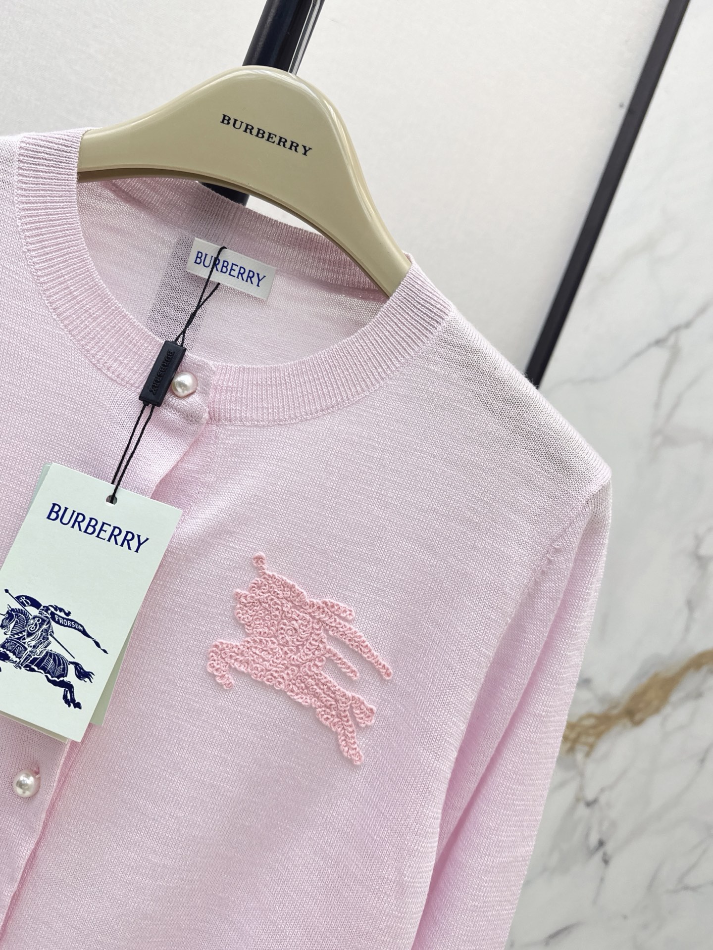 Bur 26fw jacquard knit cardigan