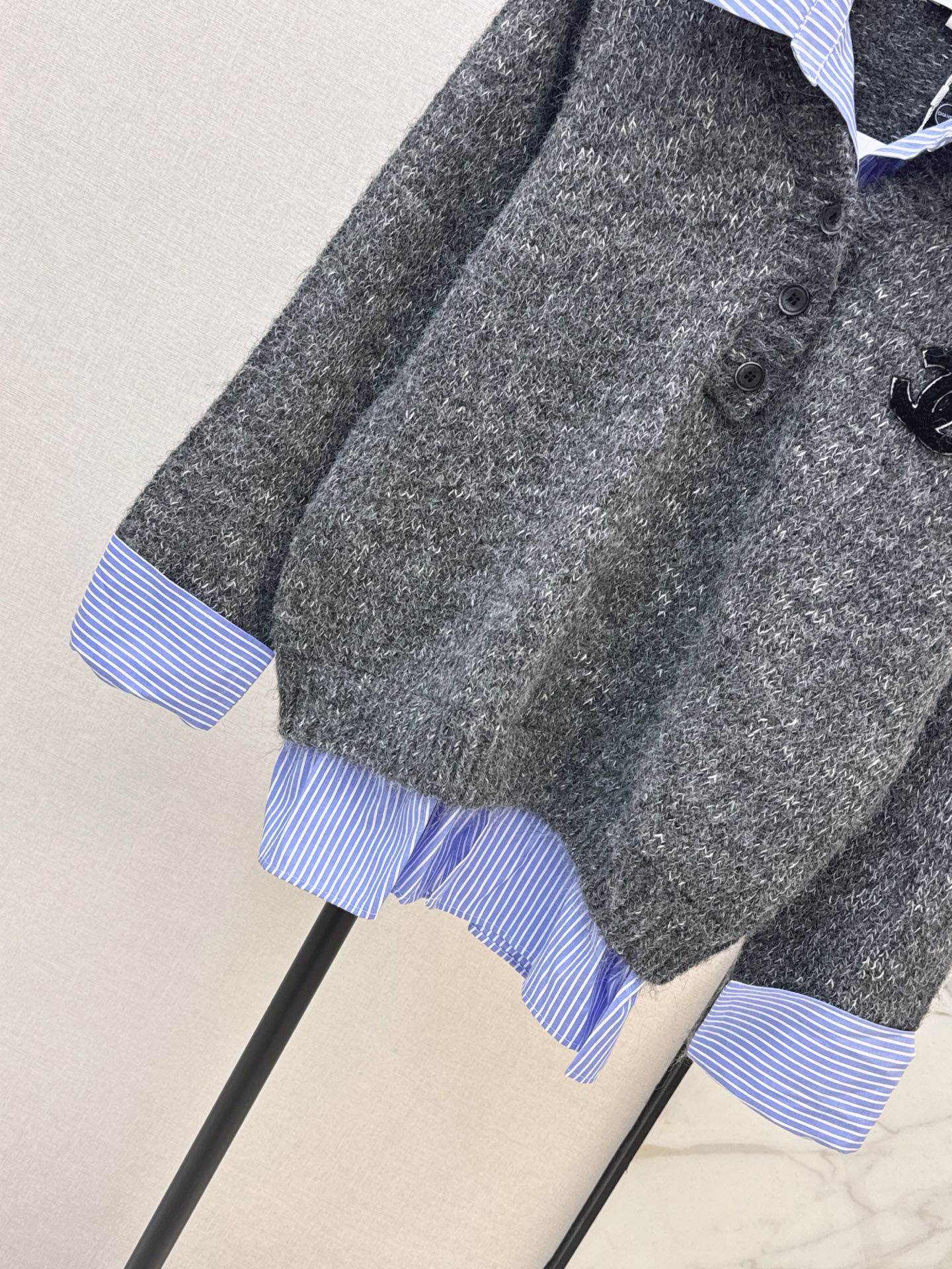 Chan 26fw 2in1 sweater