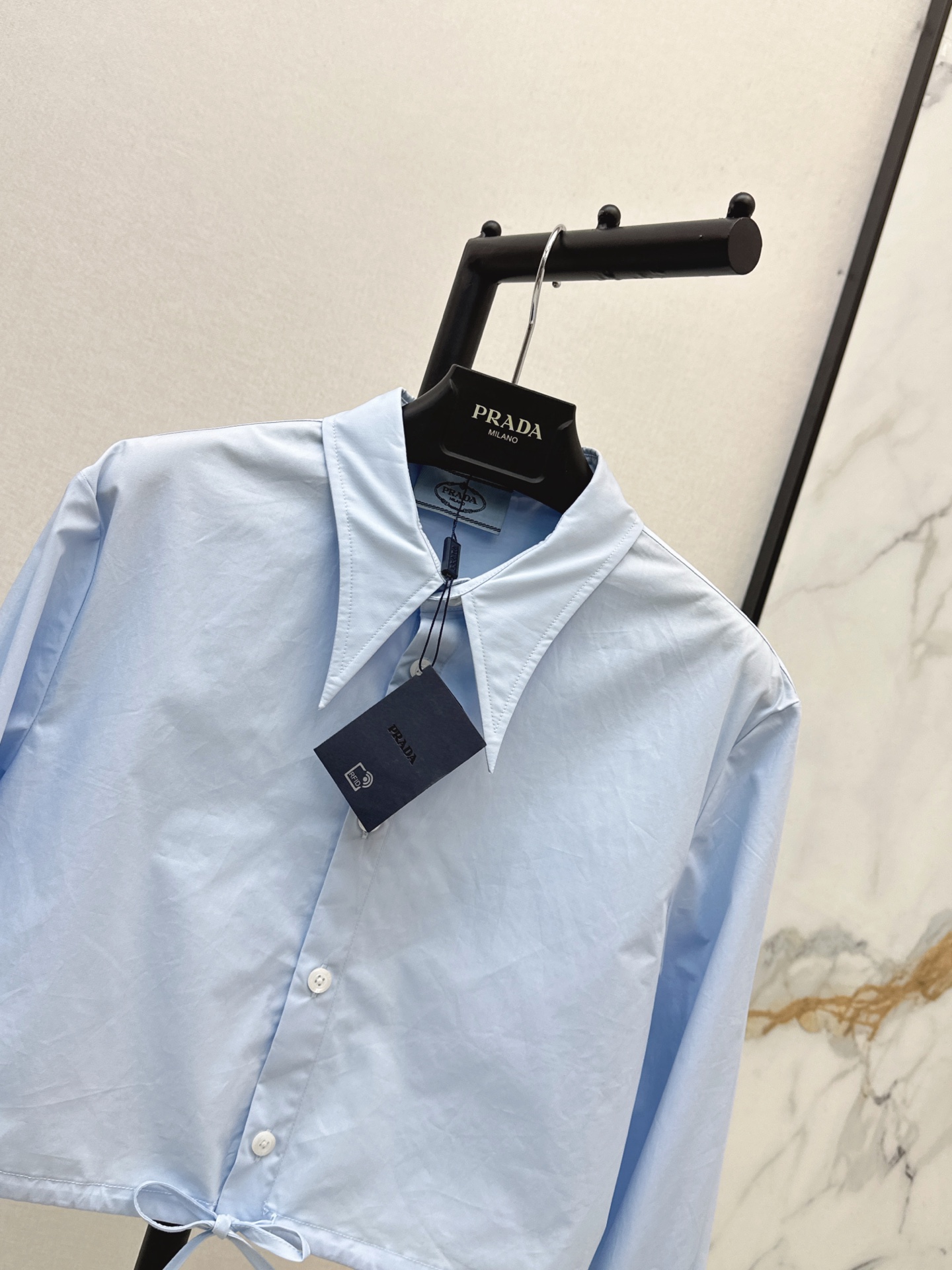 Pra 26fw cropped shirt