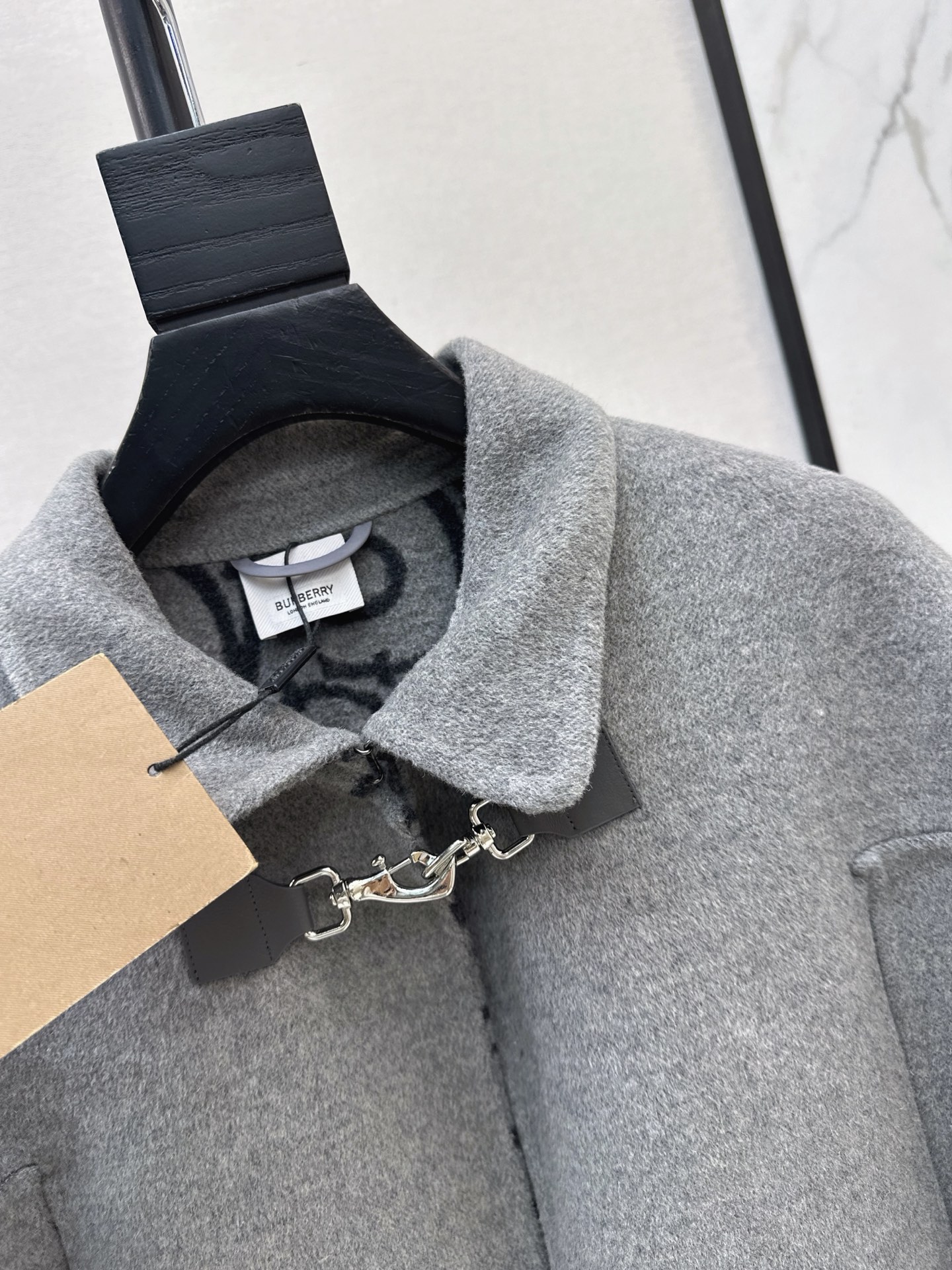 Bur 26fw woolen cape overcoats