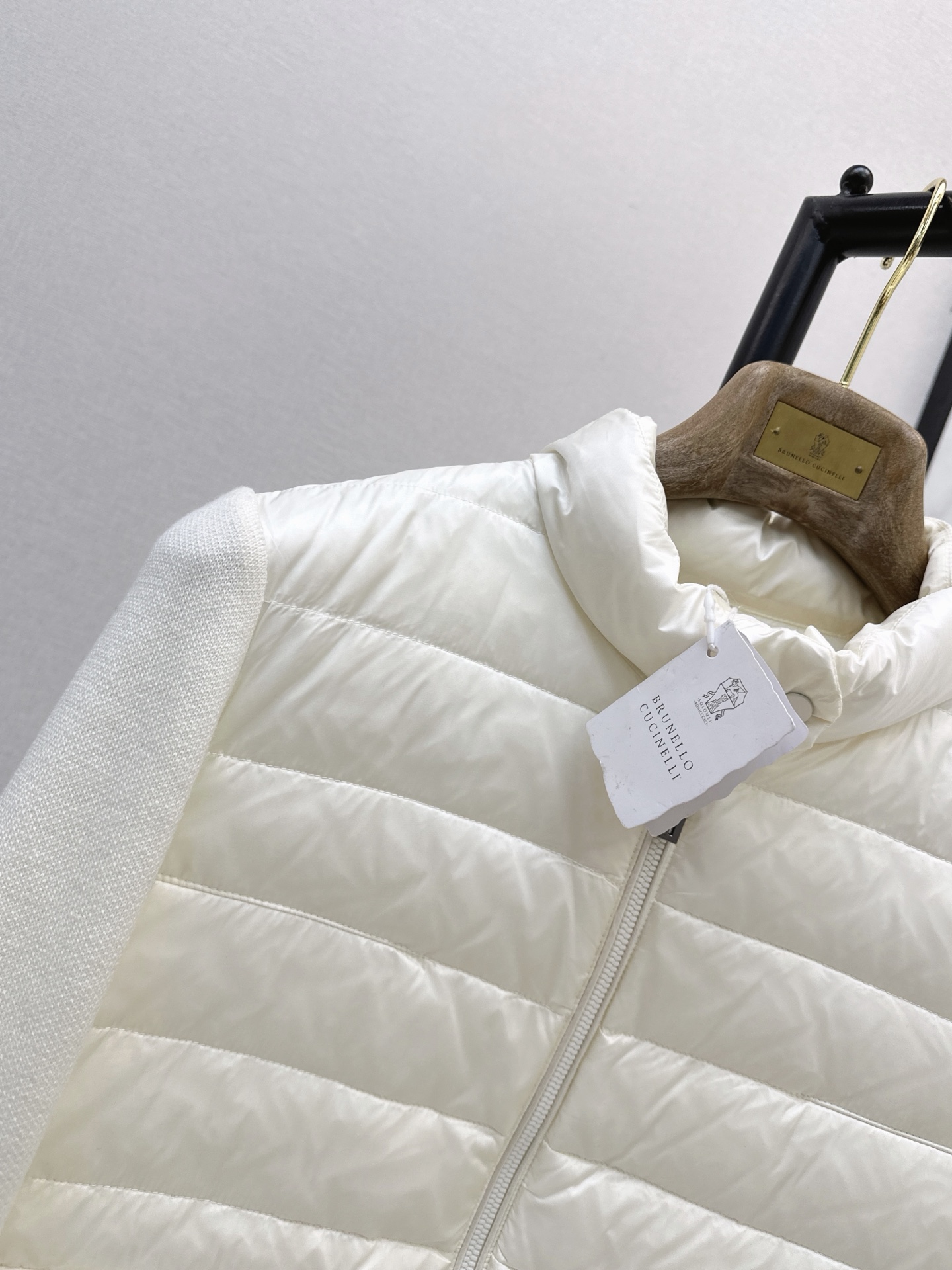Bun 26fw knit contract down jacket