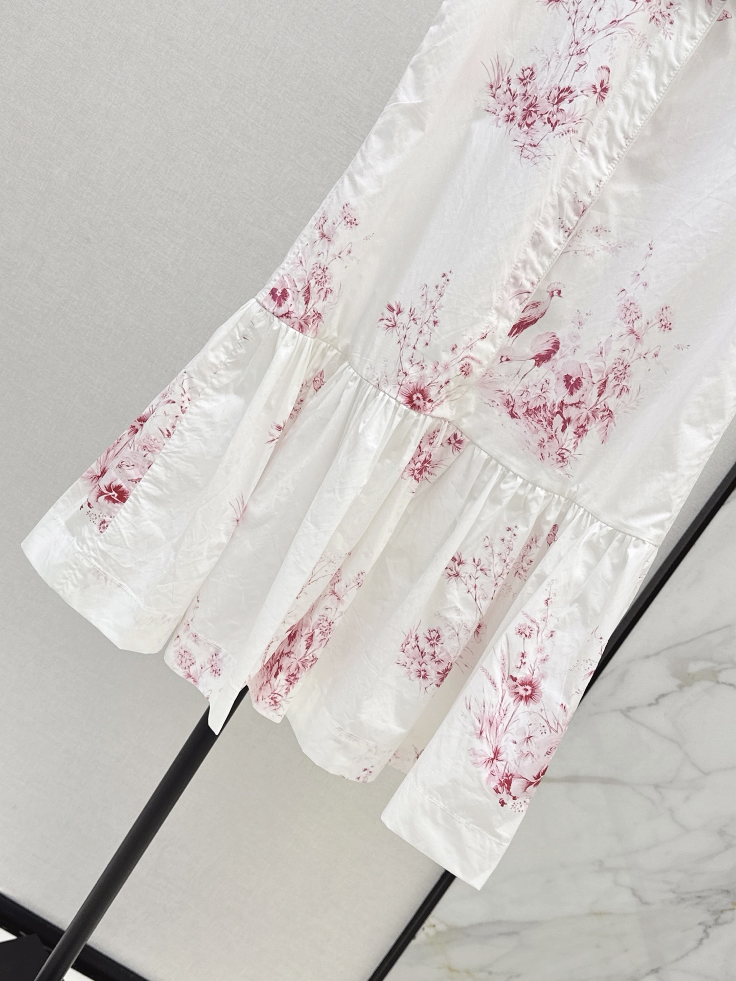 CD 26ss sleeve print dress