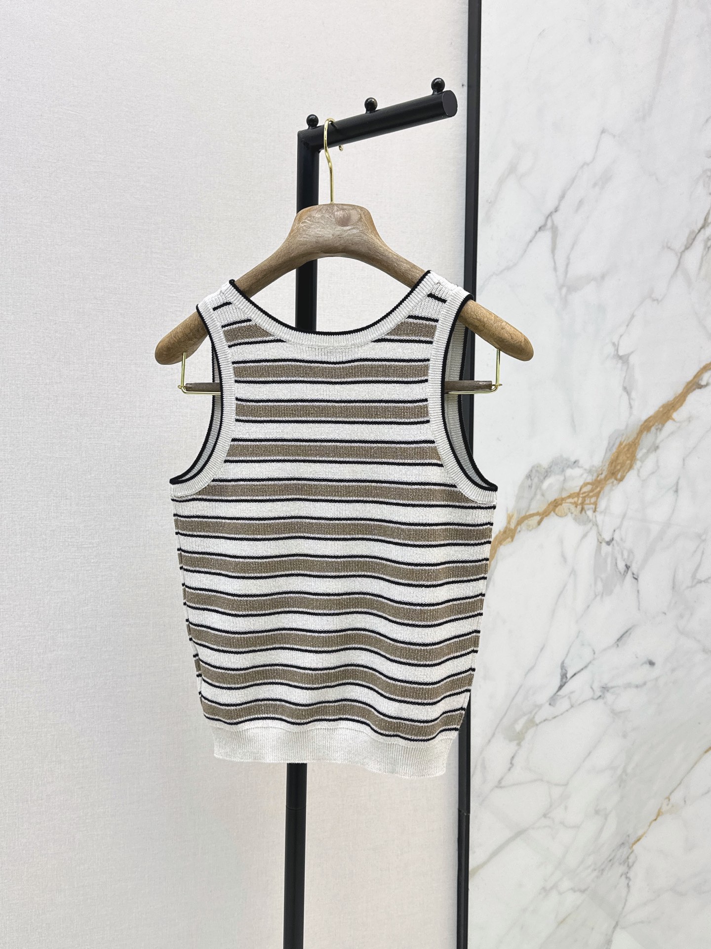 Brun 26ss sleeveless stripe vest