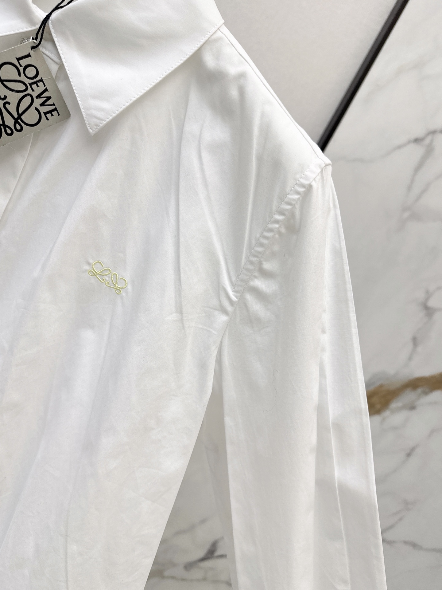 Loe 26fw drawstring shirt