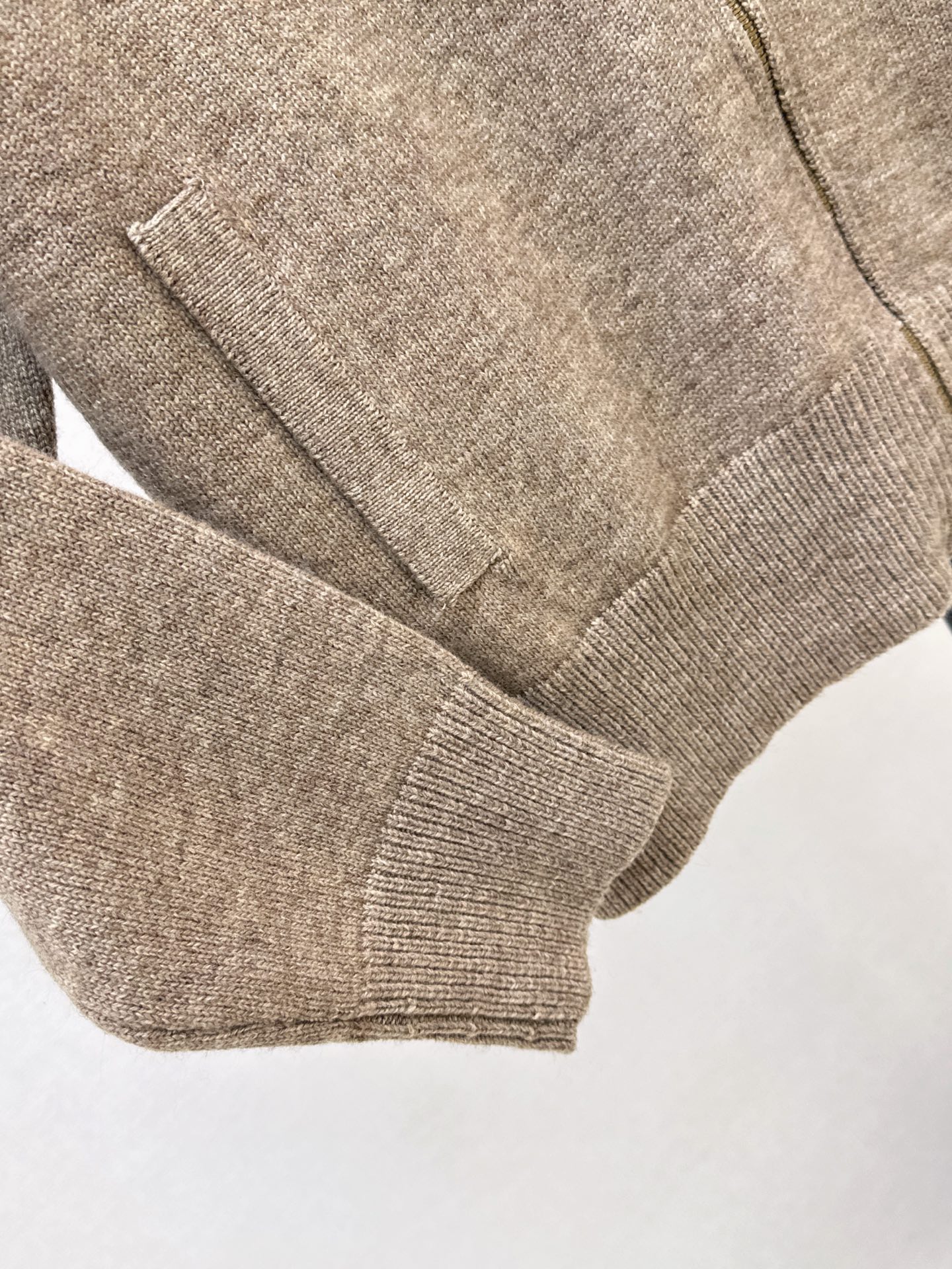 Burb 26fw check contract zipper jacket