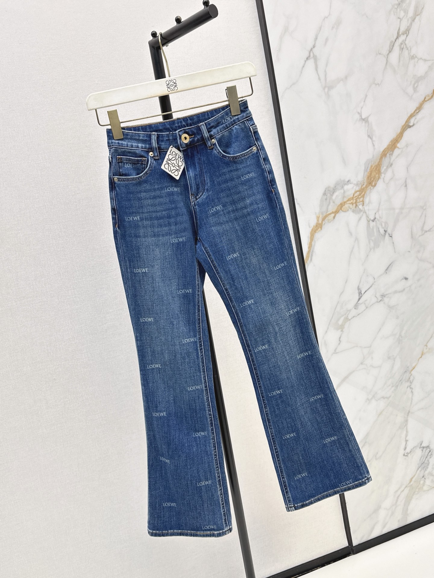Loe 26fw fit-slim jeans