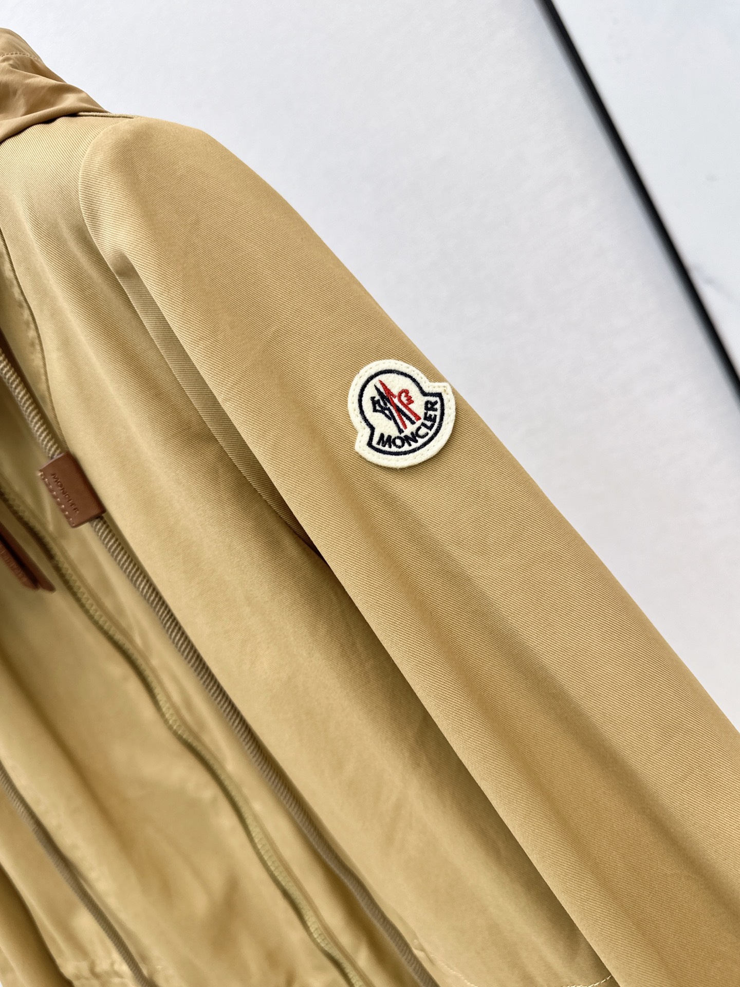 Monc 26fw drawstring hooded jacket
