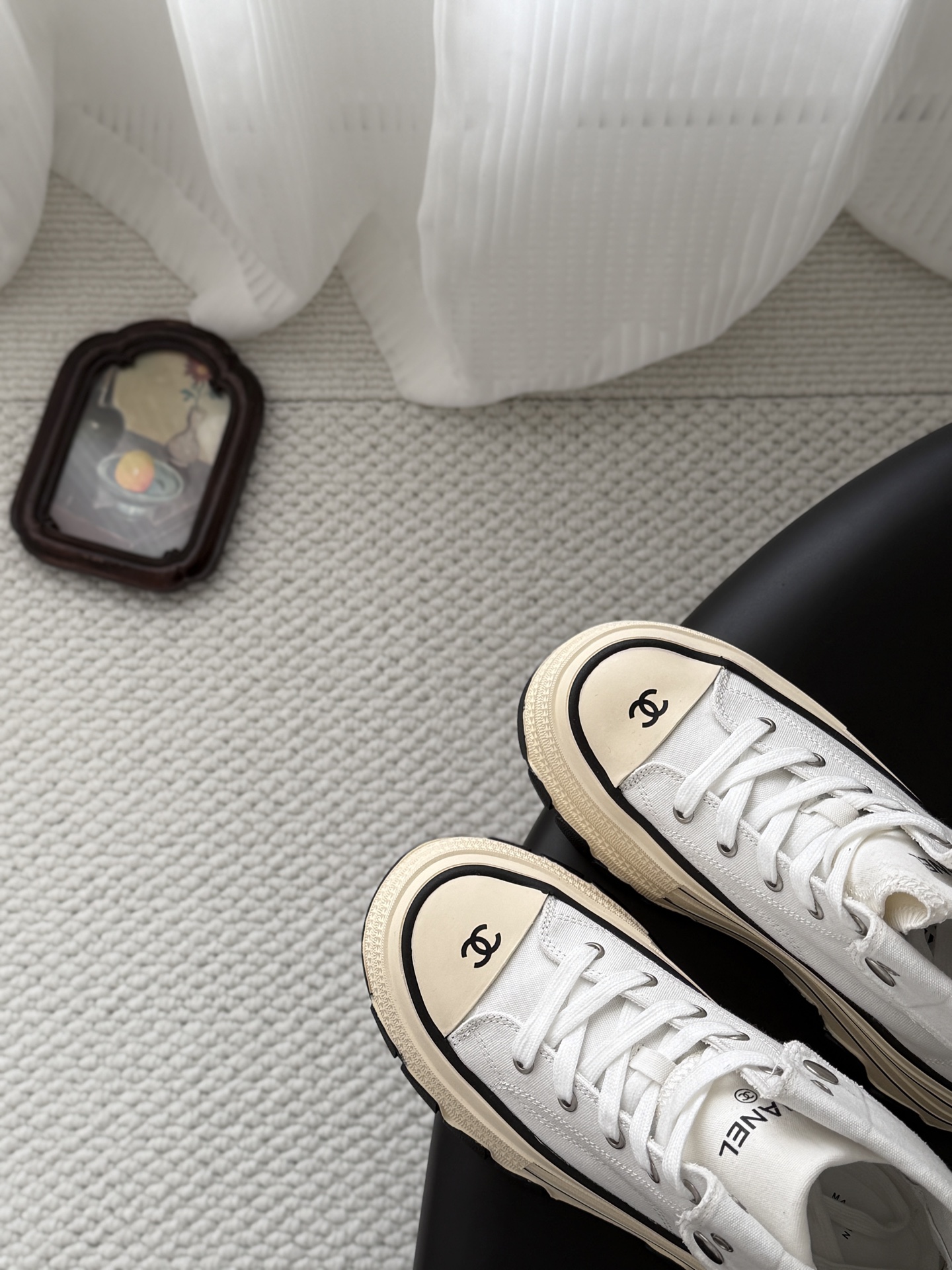 Chan 26ss thick canvas shoes