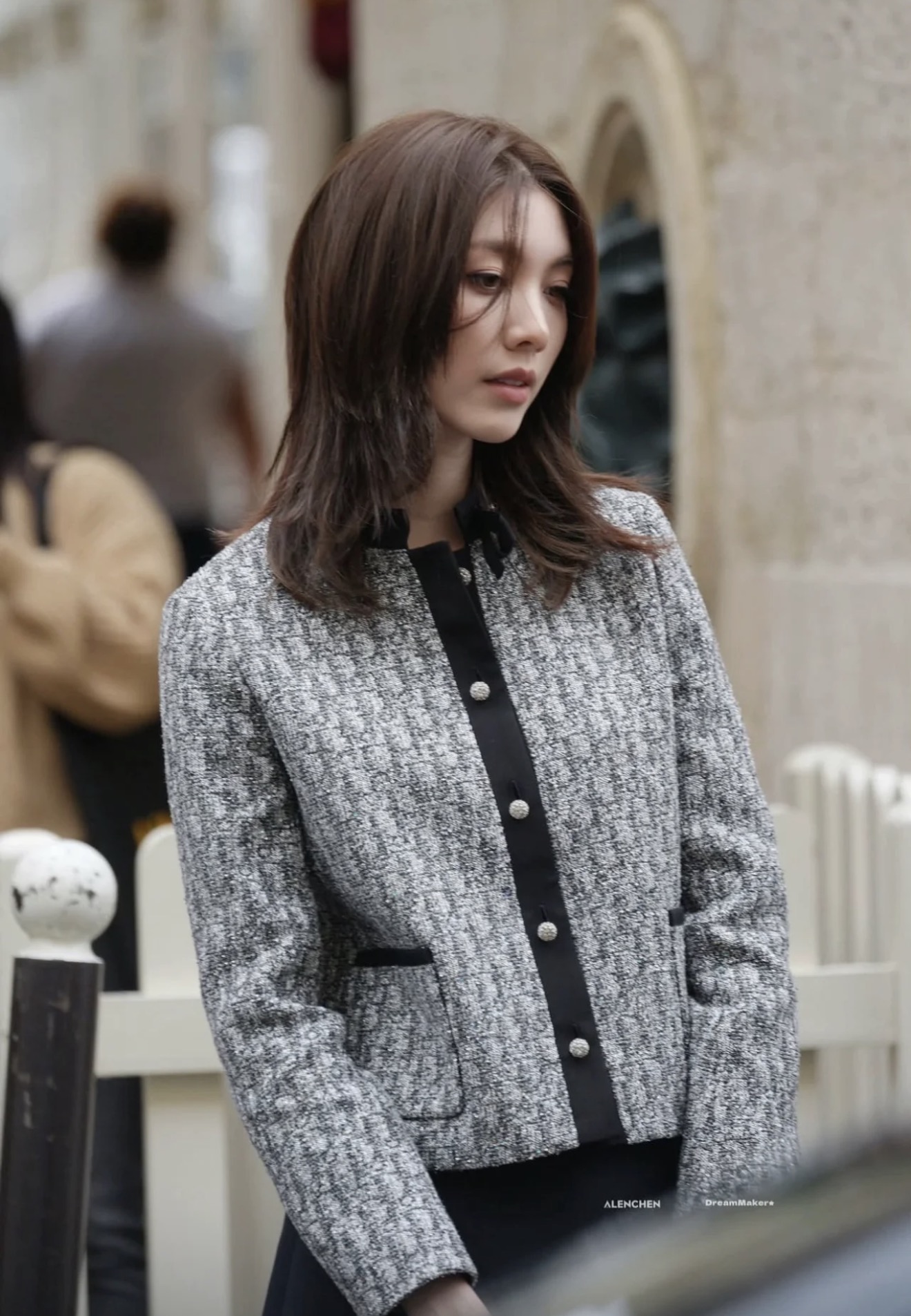 CD 26fw jacquard bow jacket
