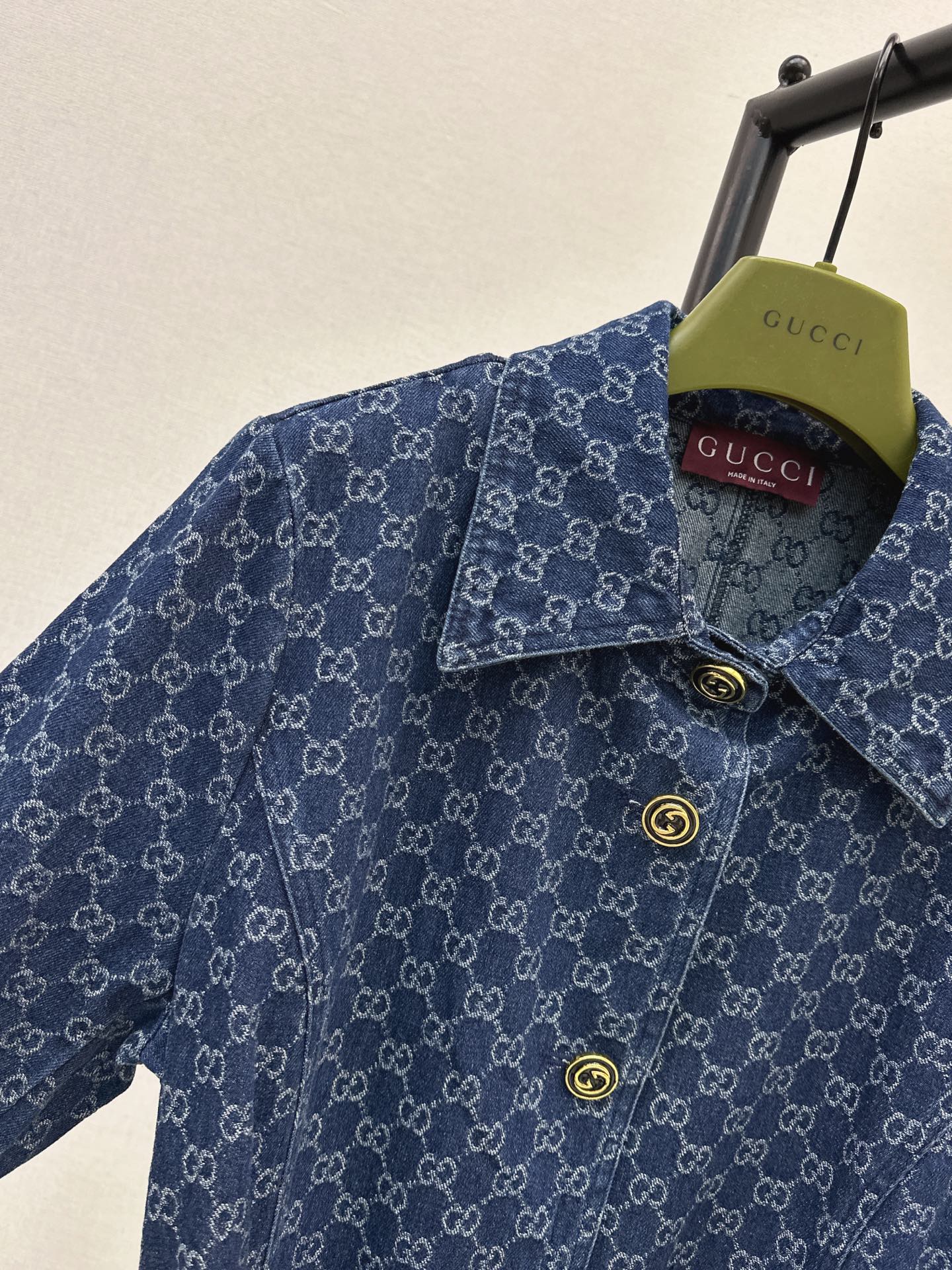 Guc 26fw jacquard belted jacket
