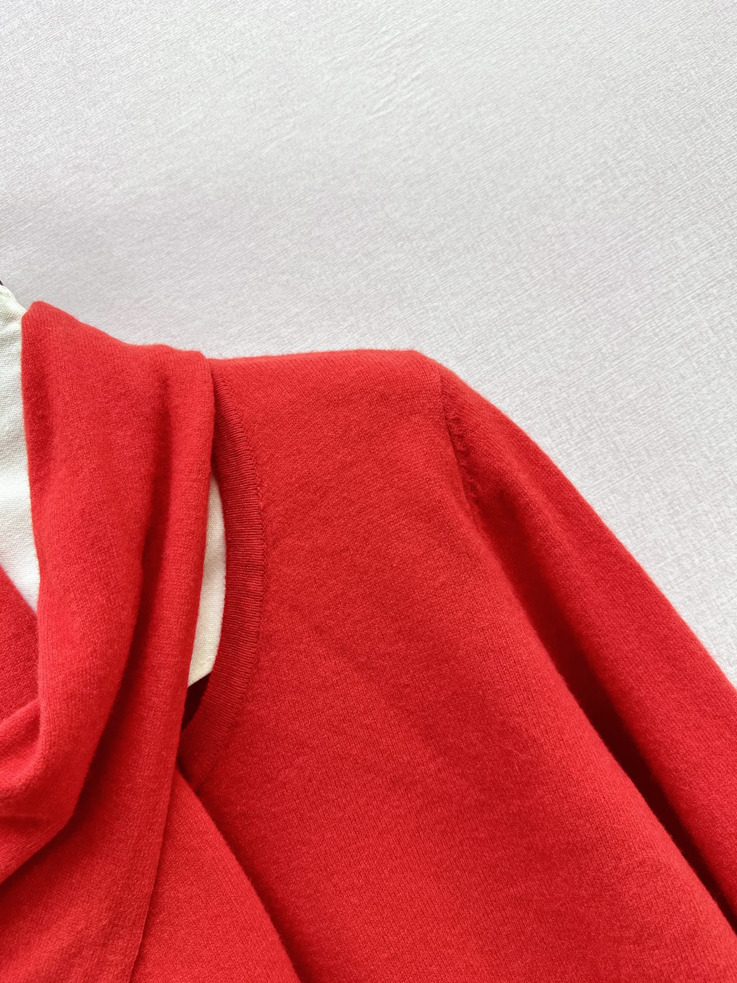 Row 26fw draped scarf-neck knit sweater
