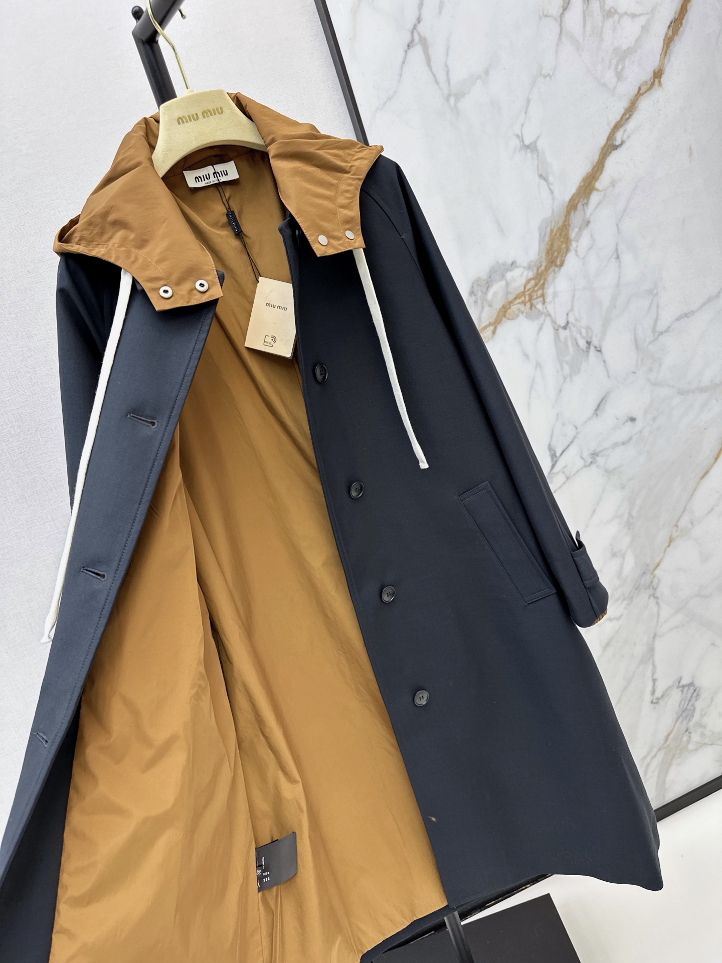 Miu 26fw hooded overcoats