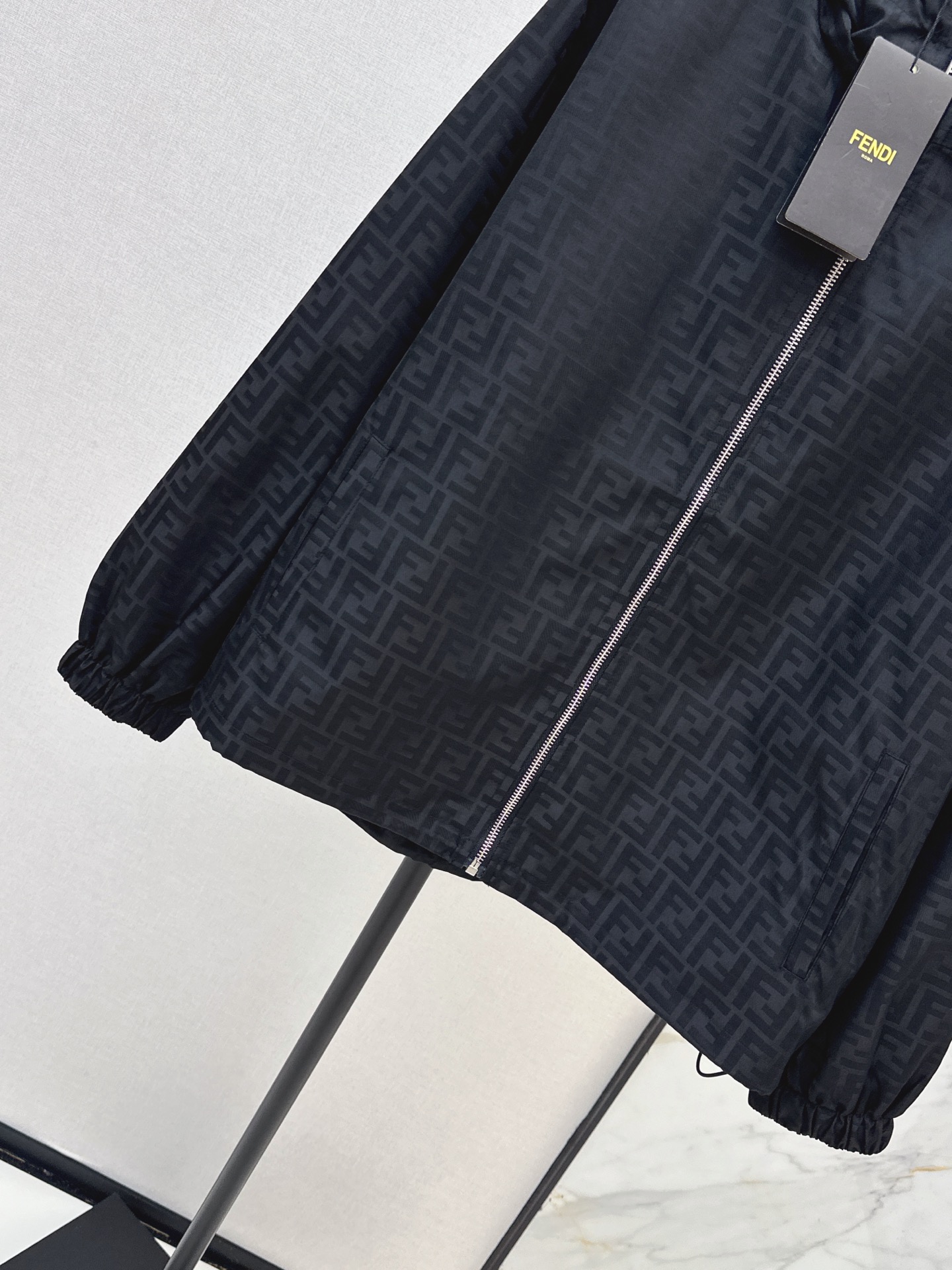 Fen 26fw jacquared hooded jacket