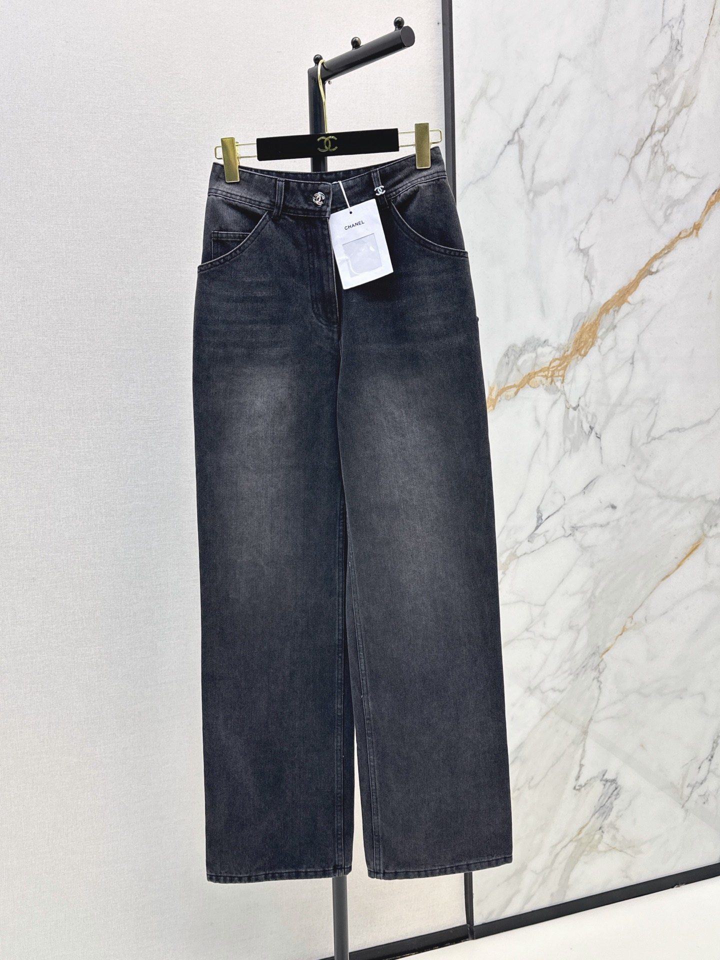 Chan 26fw straight-leg jeans