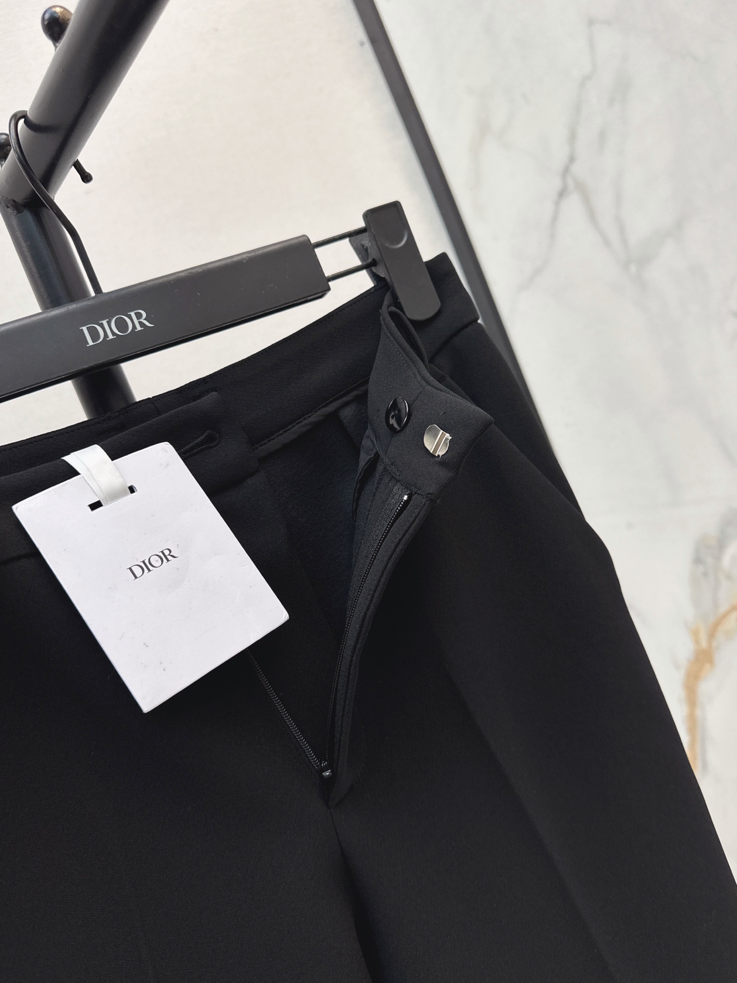 CD 26fw high-waist straight-leg pants