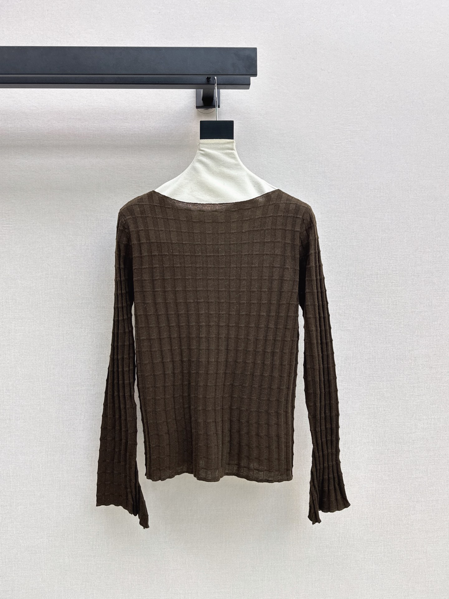 Brun 26fw slim-fit knitwear