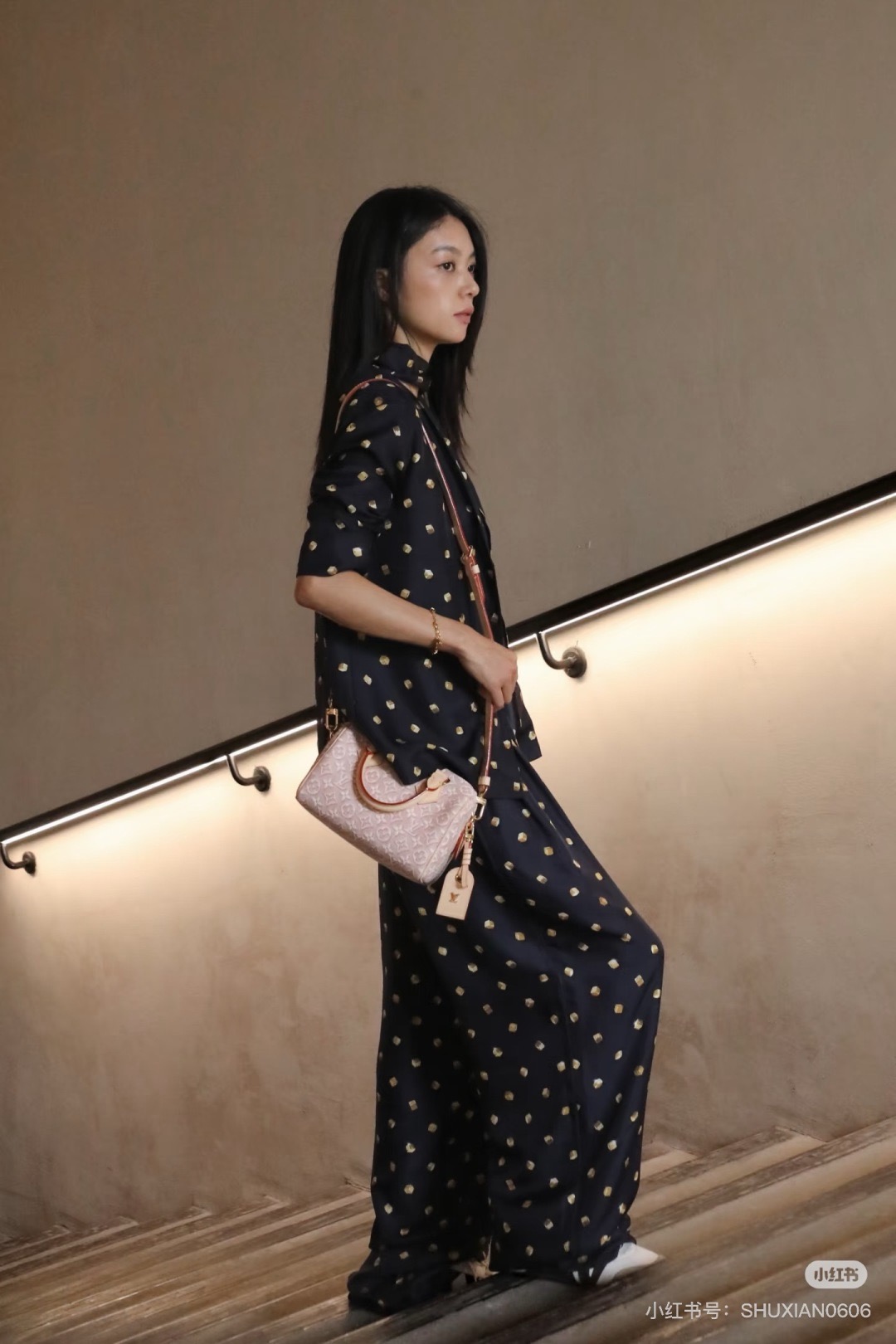 Loui 26ss ribbon shirt pants sets