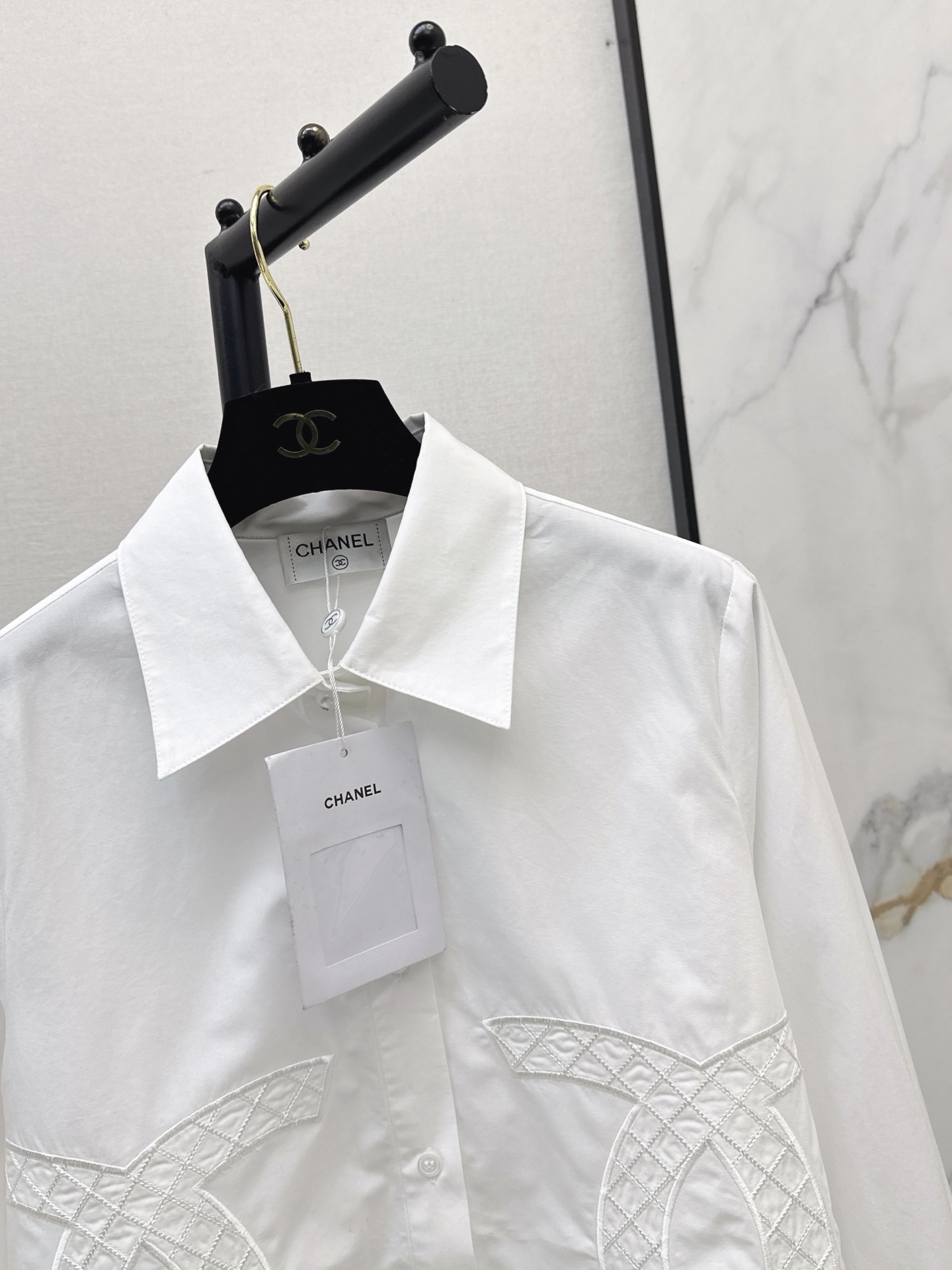 Chan 26fw embroidery shirt