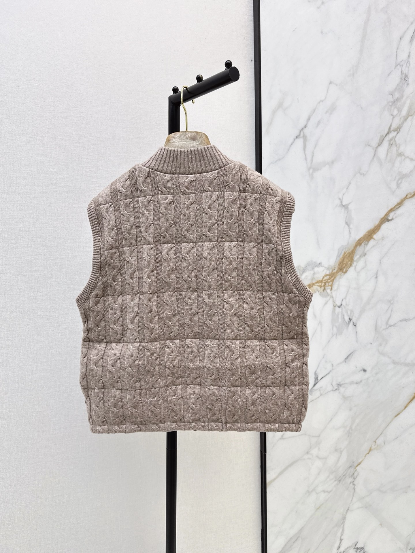 Brun 26fw knit down vest