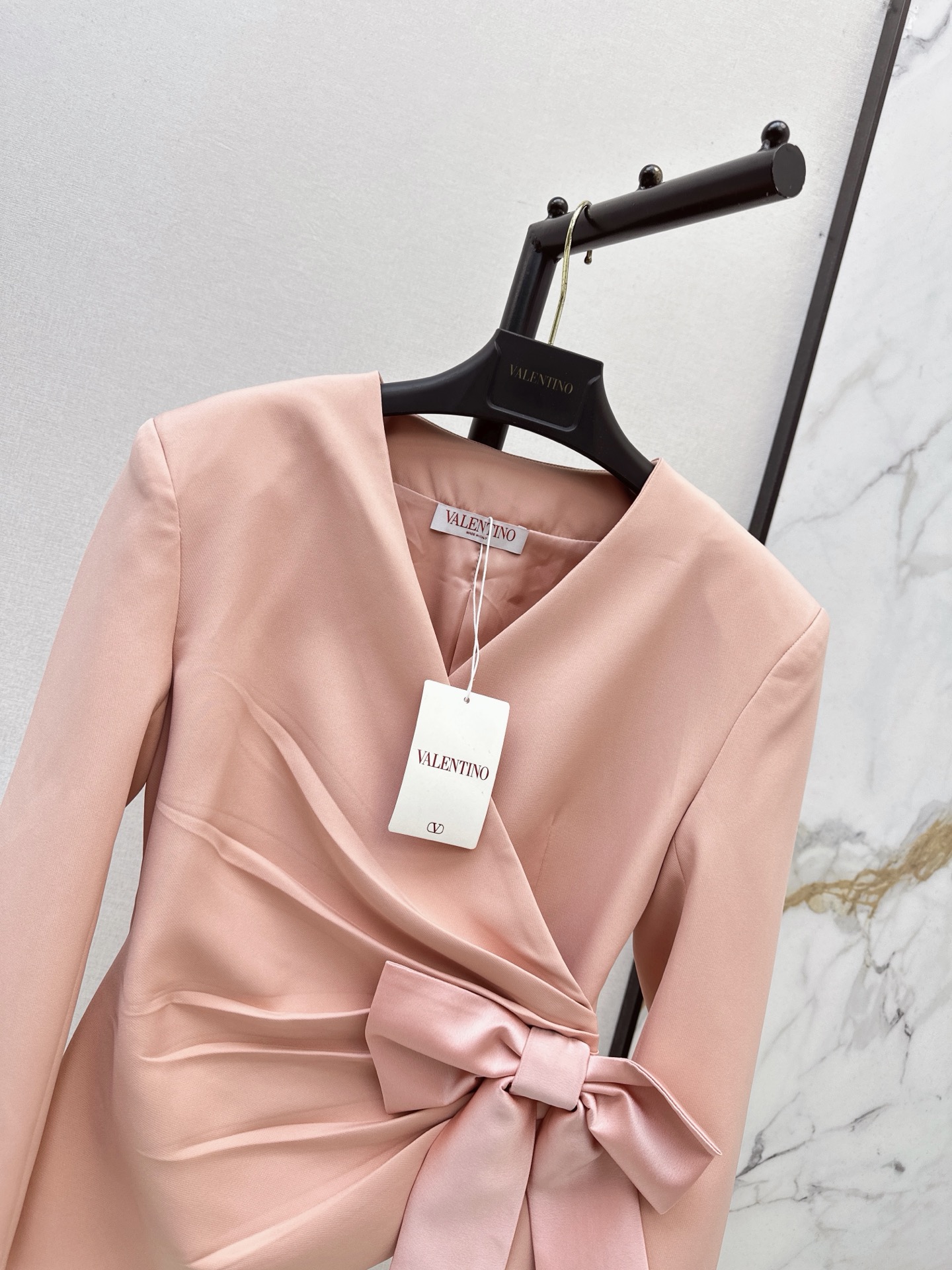 Valen 26fw V-Neck Wrap Bow-Waist Jacket