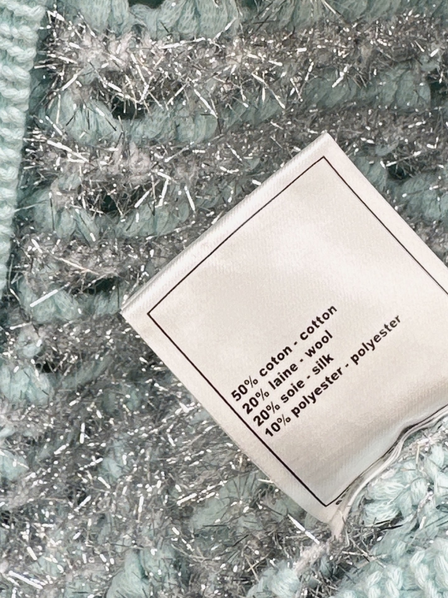 Chan 26fw hollow knit vest