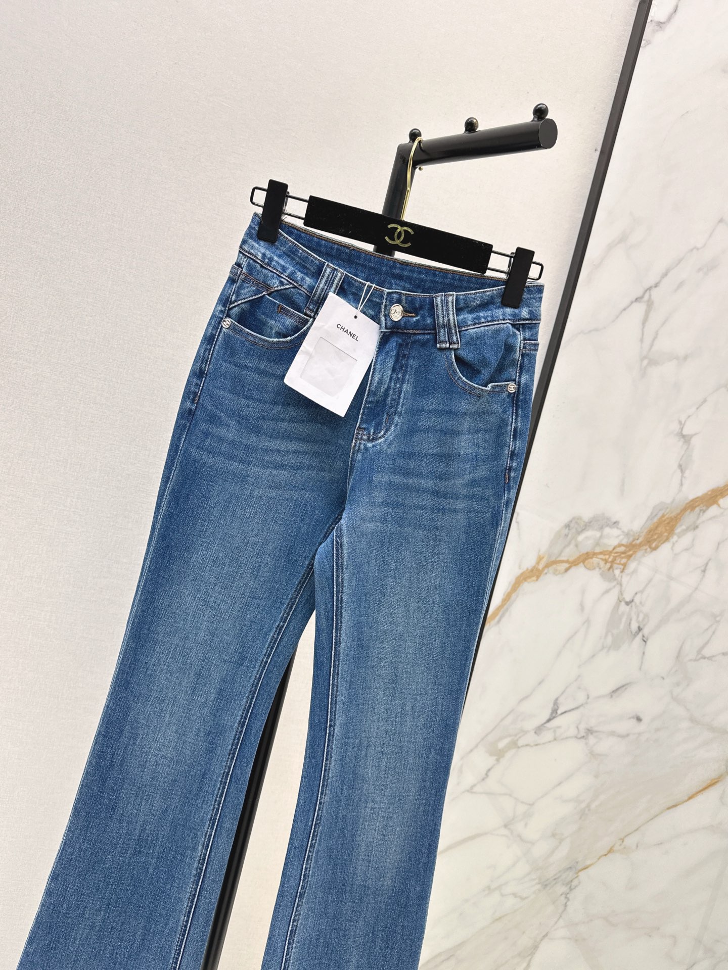 Chan 26fw slim-fit jeans