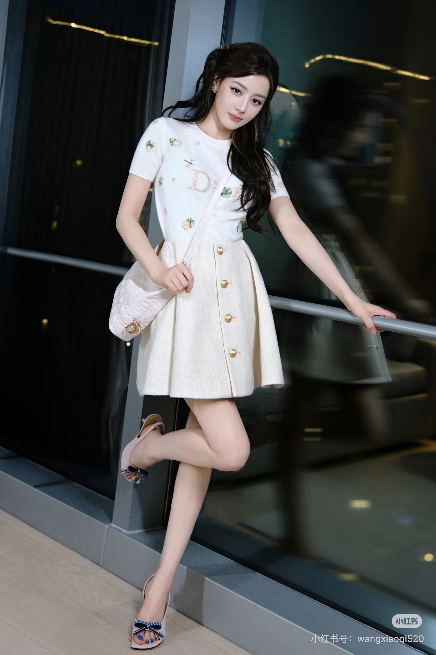 CD 26fw flared A-line skirt
