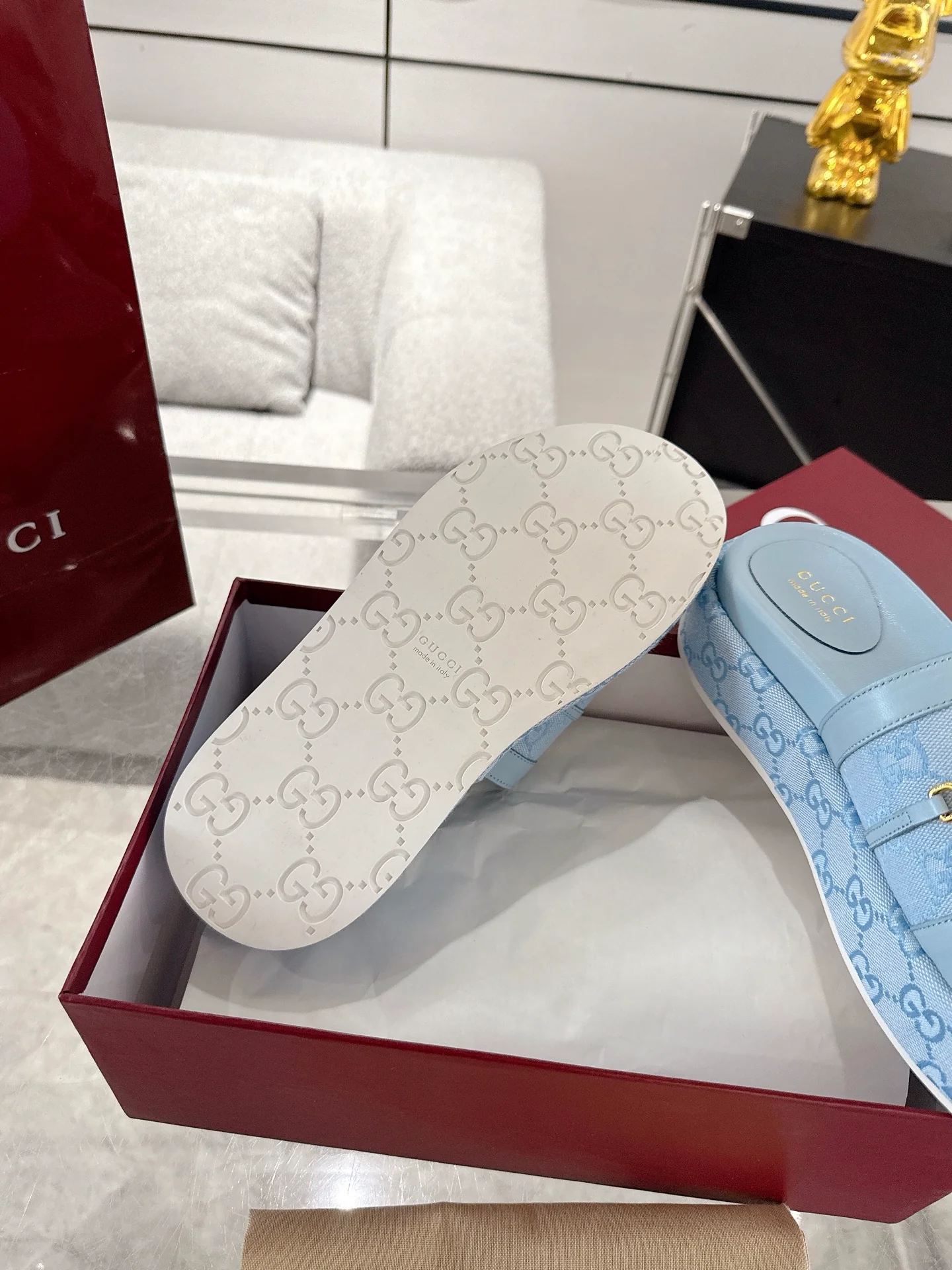 Gucc 25fw thick slippers